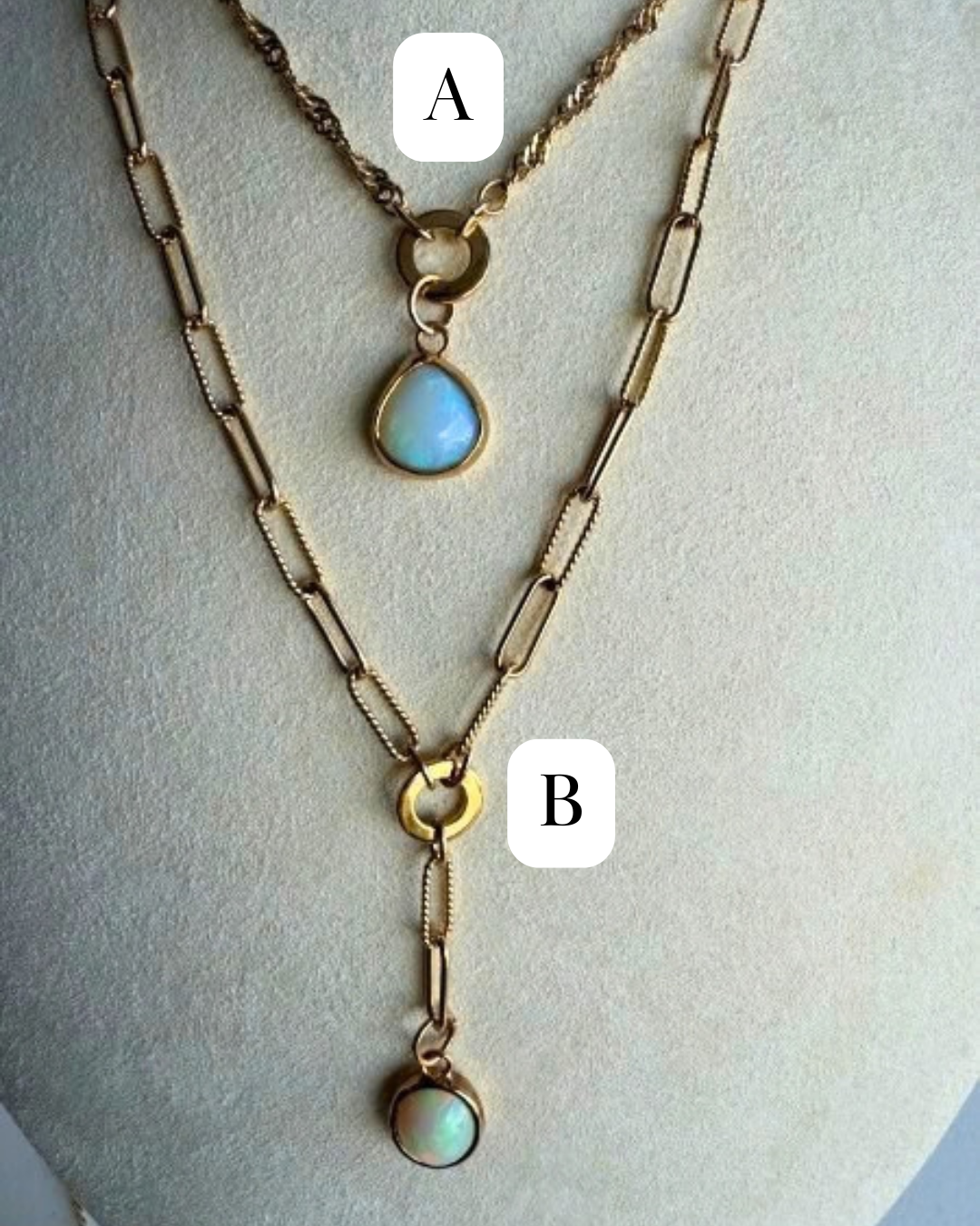 THE BRISBANE NECKLACE | ETHIOPIAN OPAL