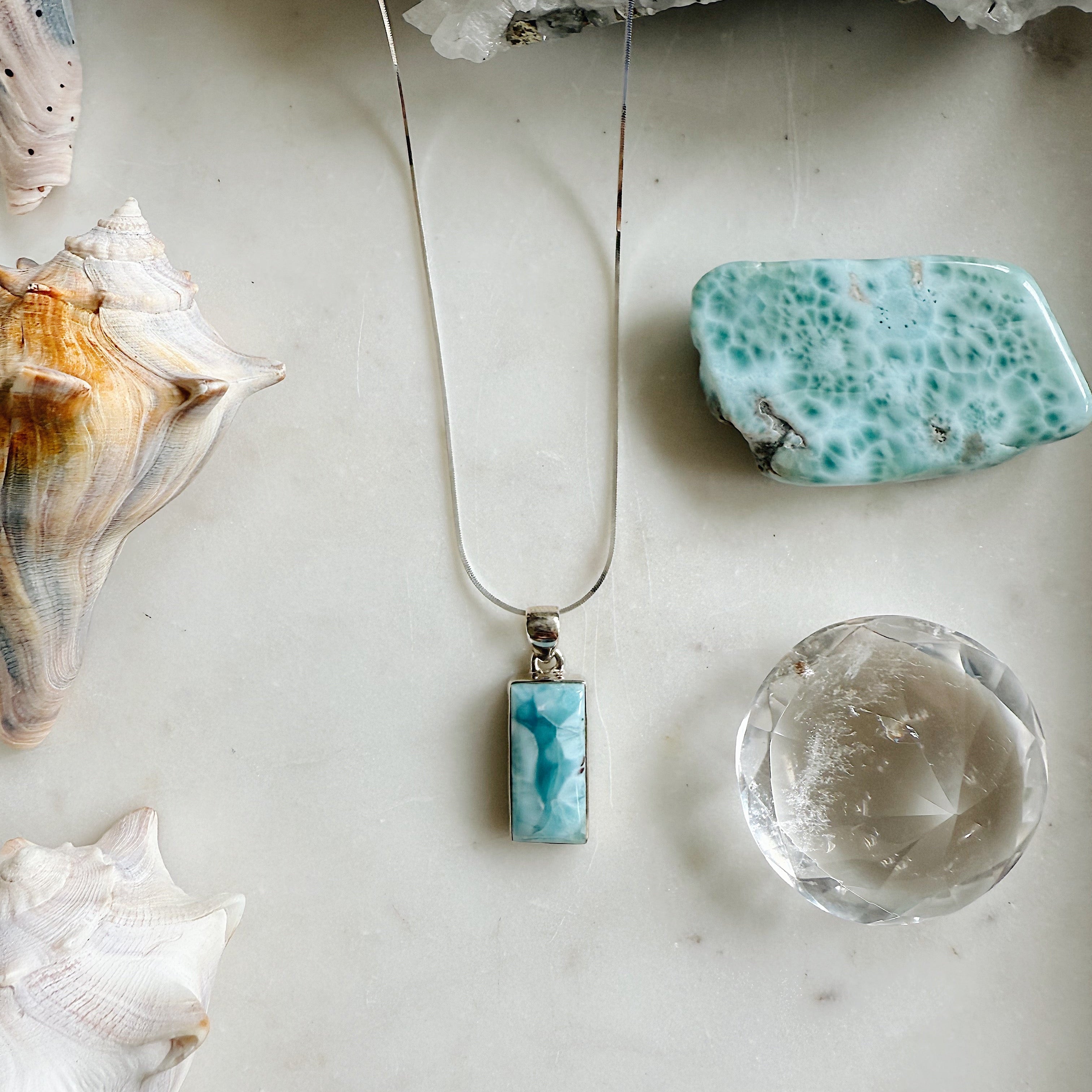 Larimar Pendants