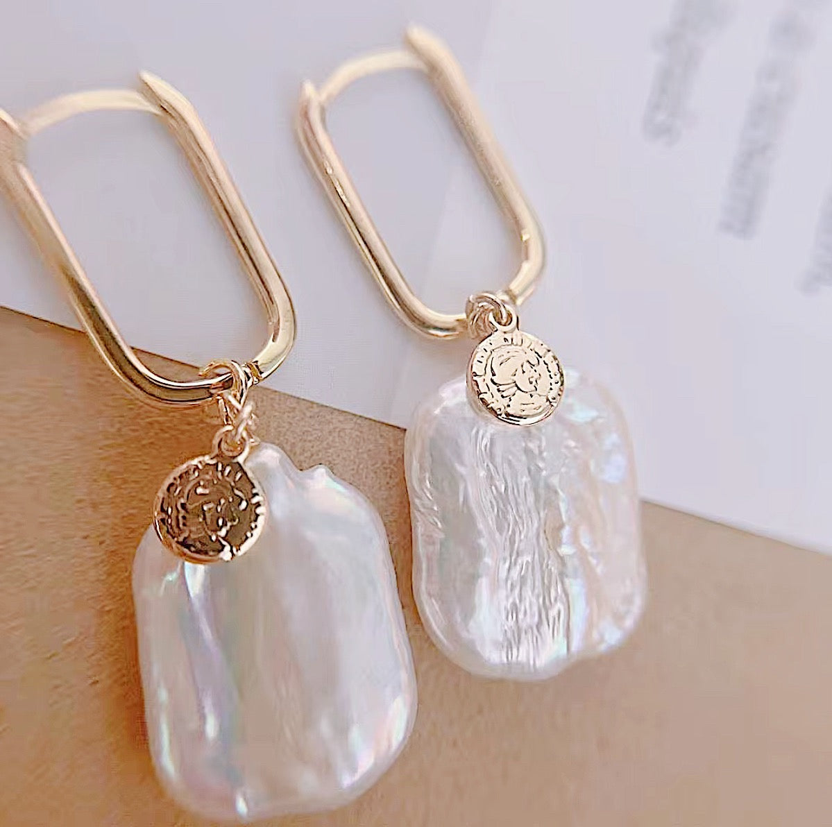 Tyche Baroque Pearl Earrings