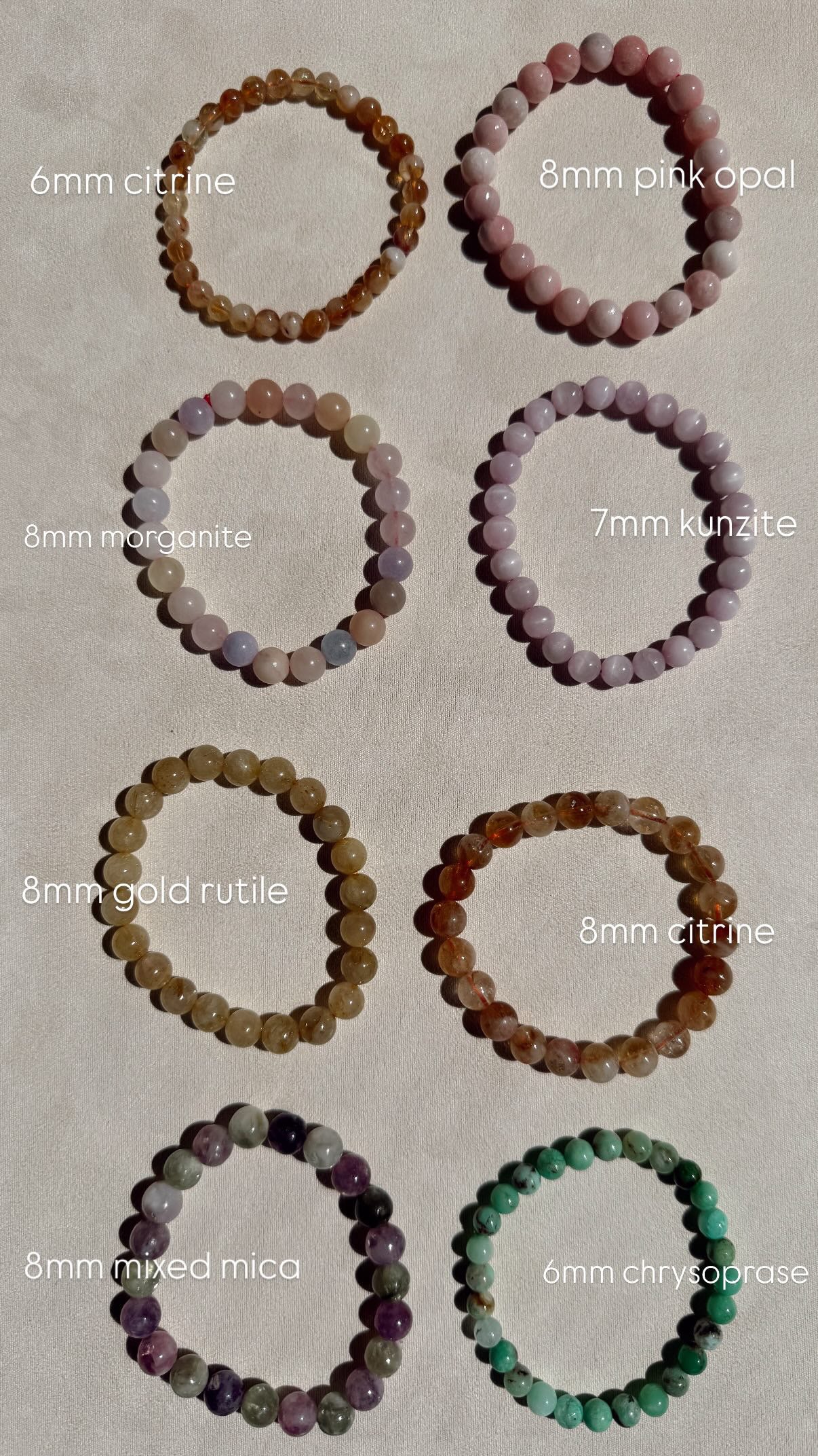 Crystal Bracelets