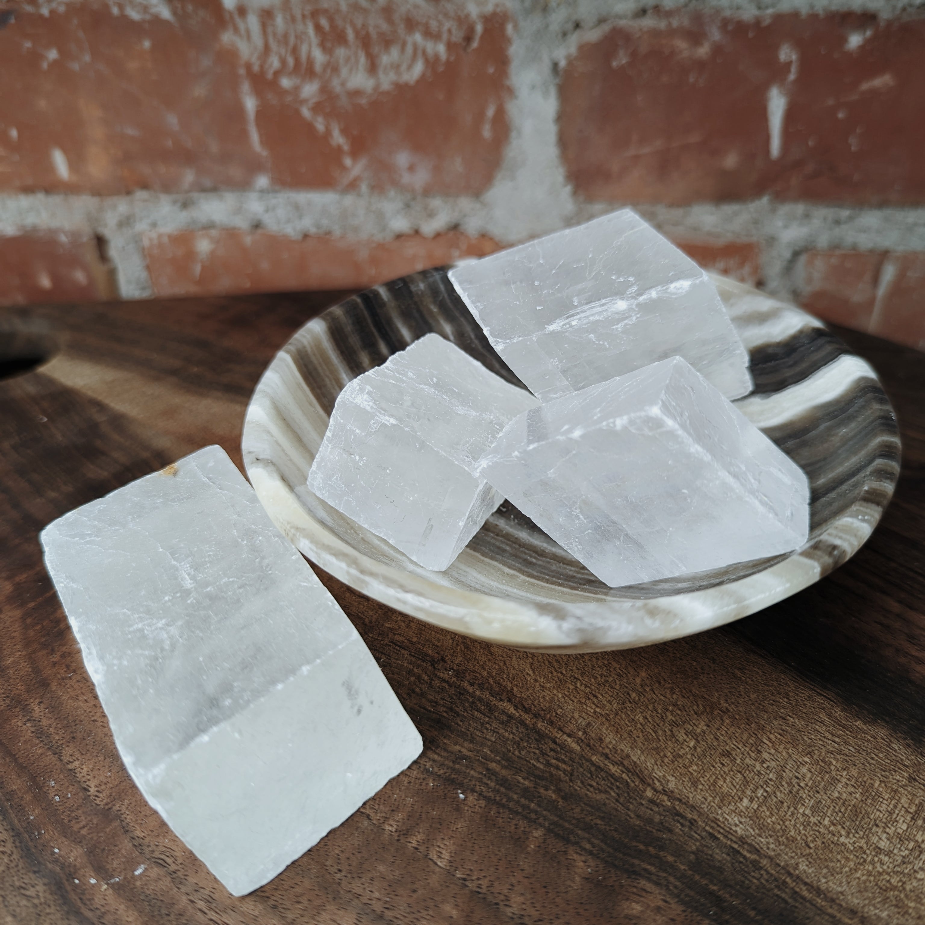 Optical Calcite Cubes Wild Alabaster