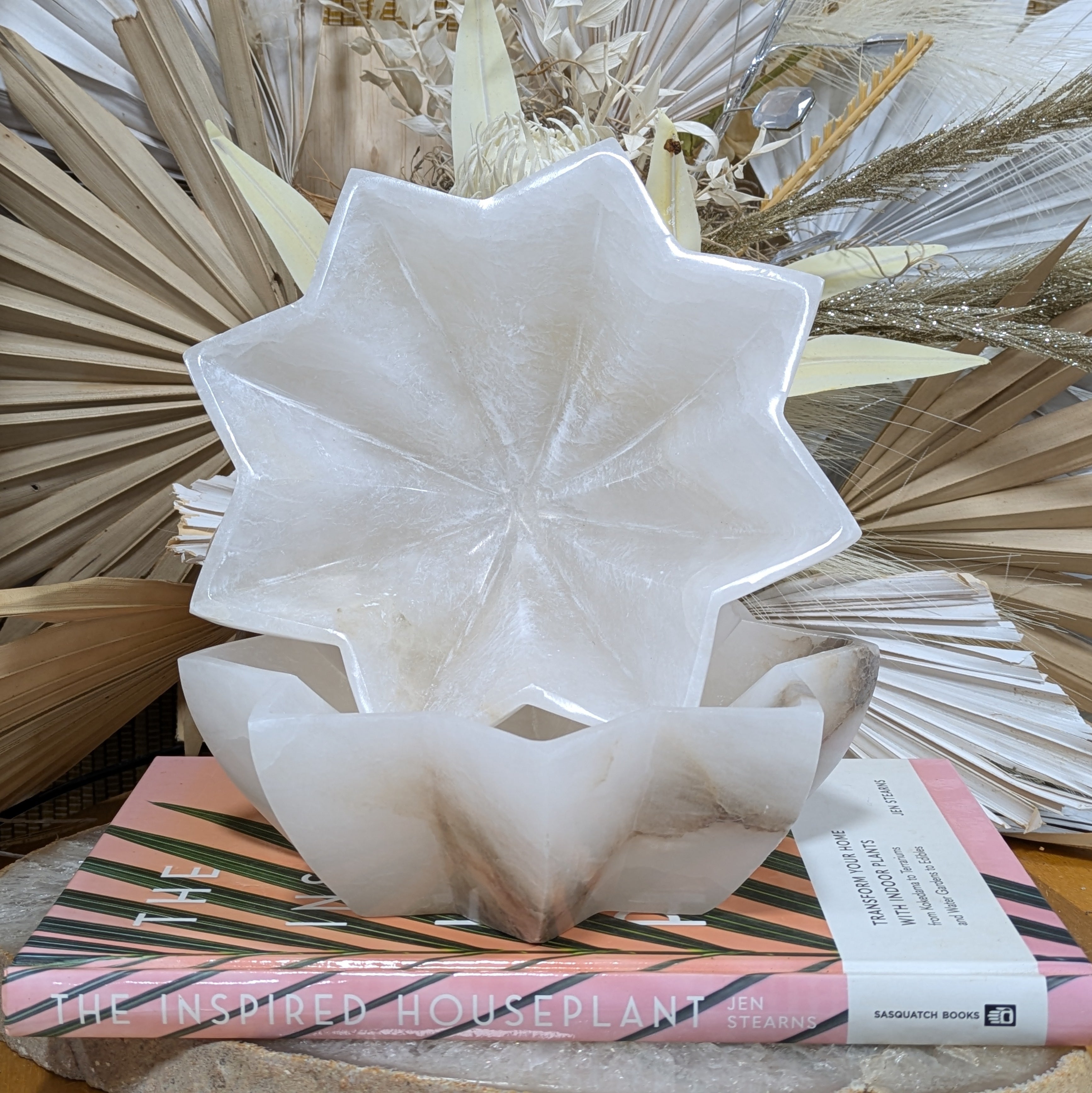 White Alabaster Bowls Wild Alabaster