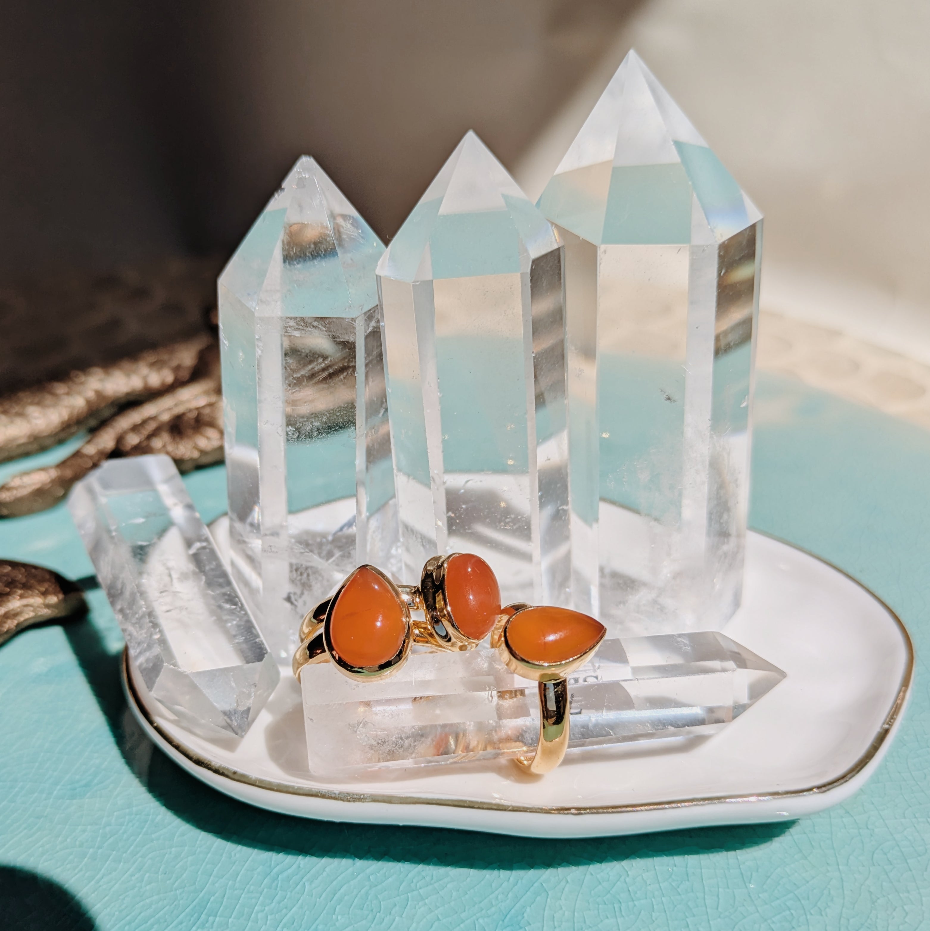 Carnelian Ring | Gold