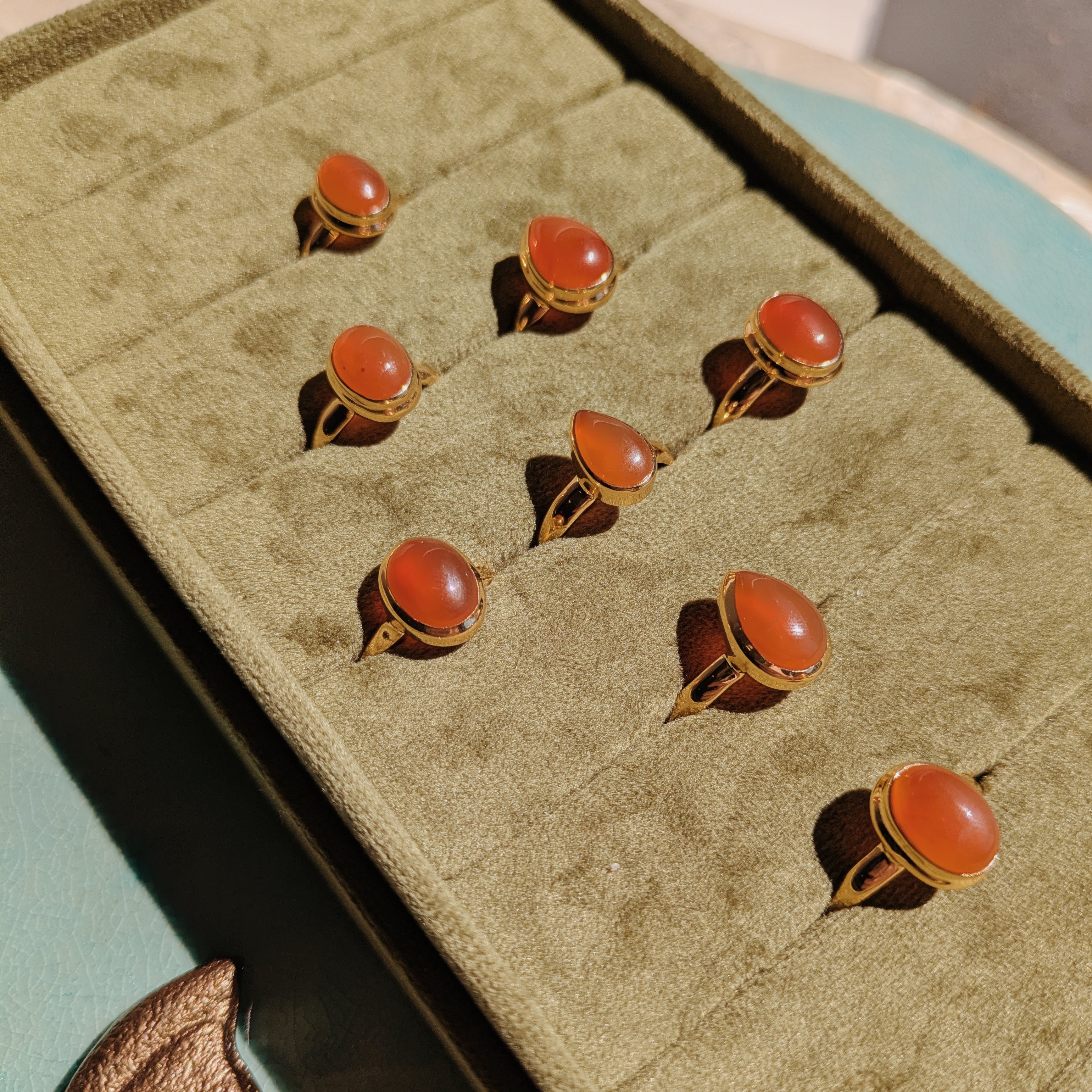 Carnelian Ring | Gold