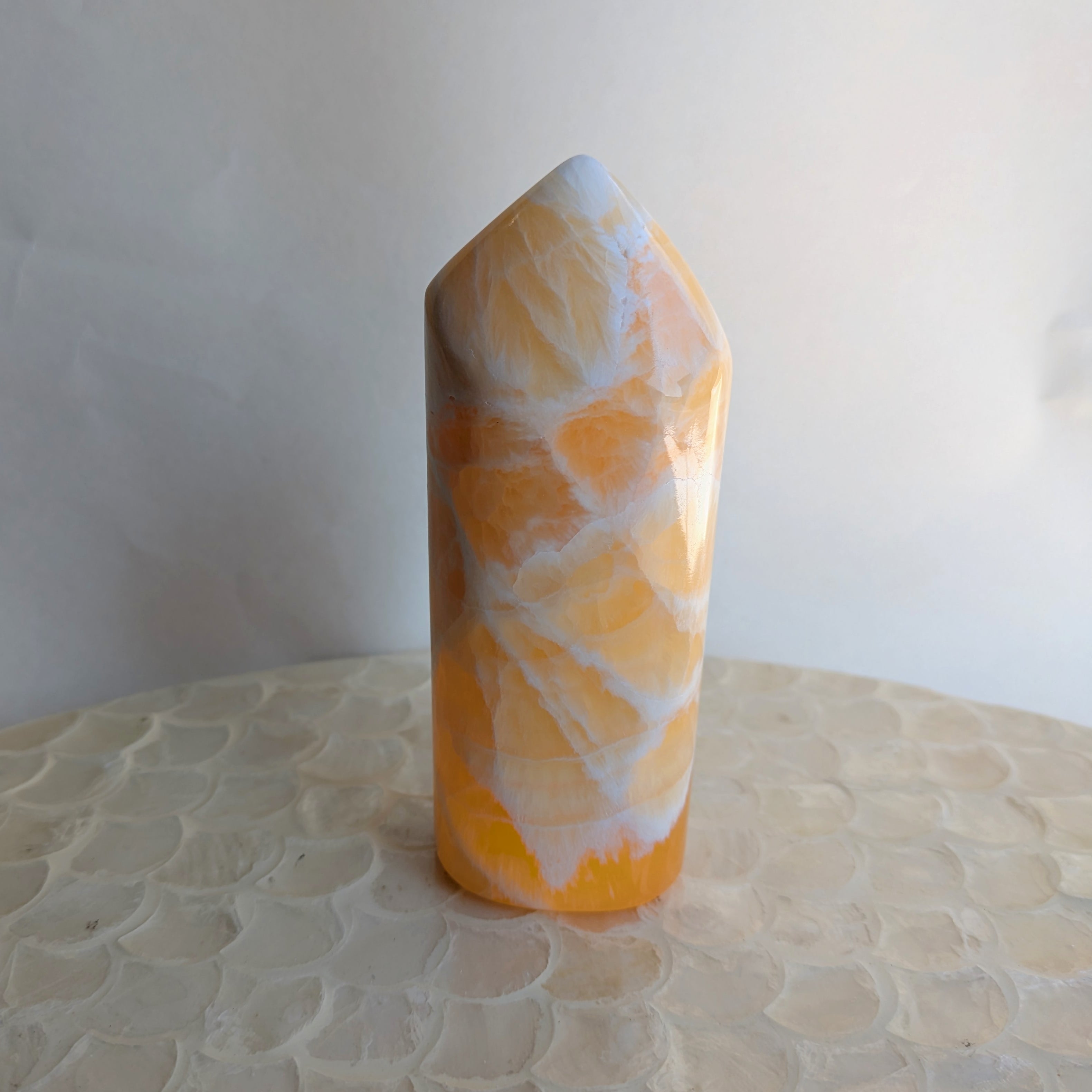 Honeycomb Calcite Towers and Free Forms