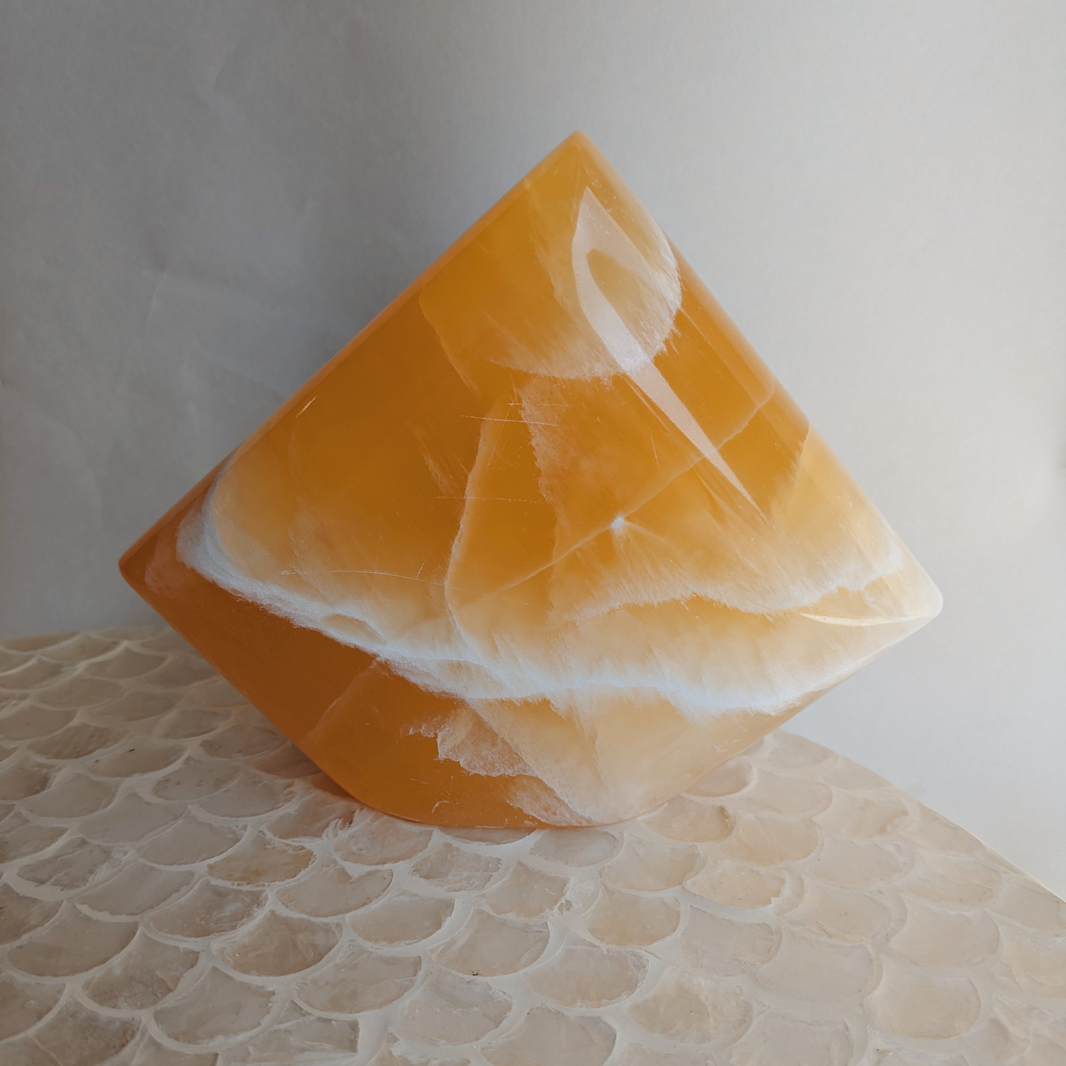 Honeycomb Calcite Towers and Free Forms