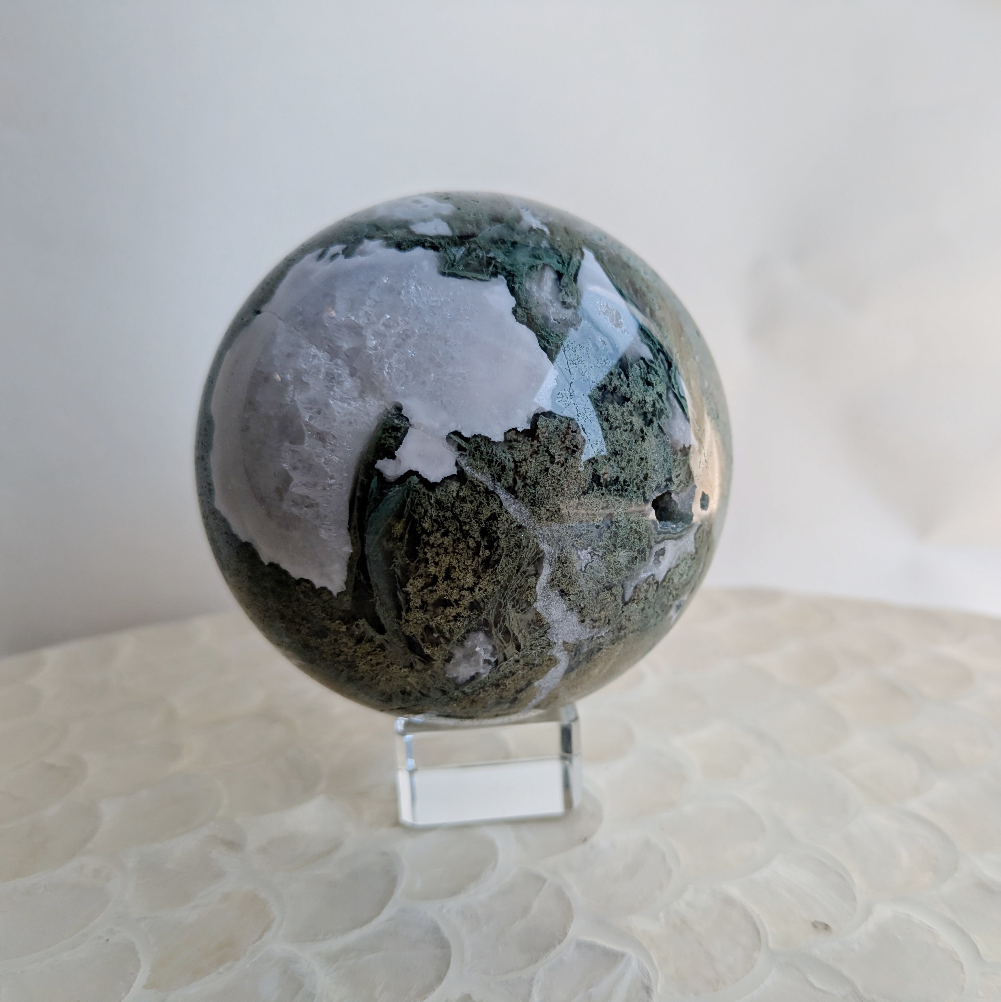 Moss Agate Spheres