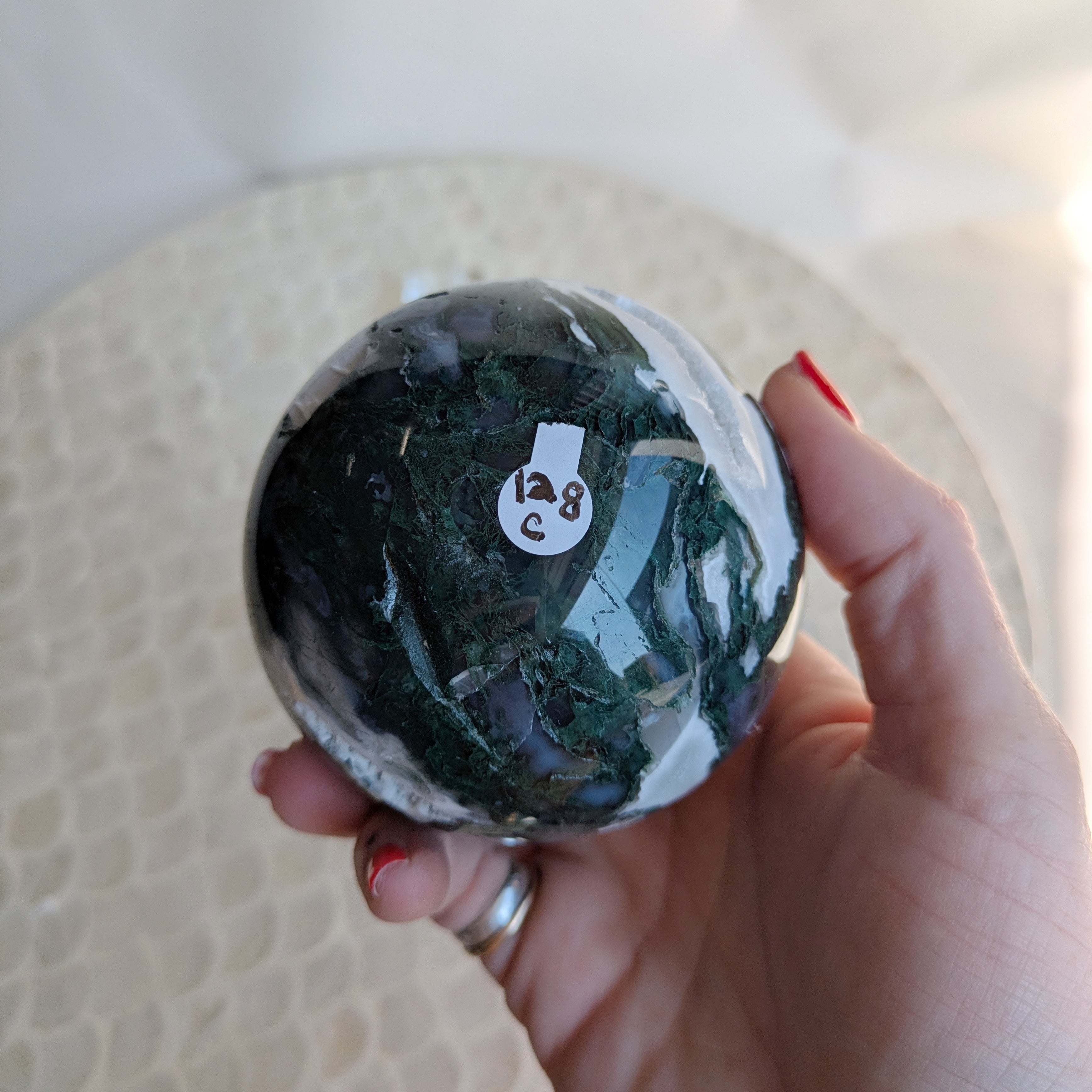 Moss Agate Spheres