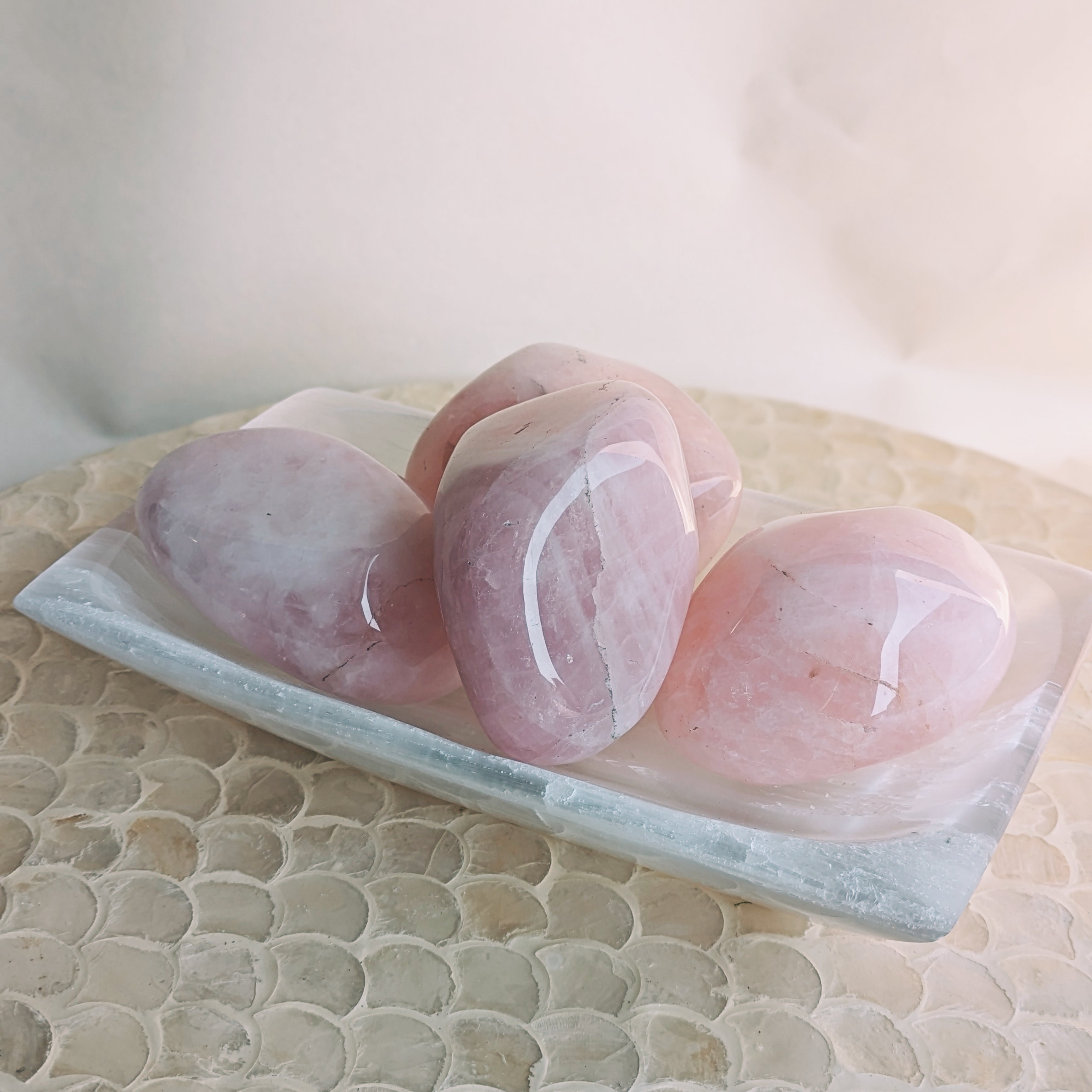 Polished Selenite Dish