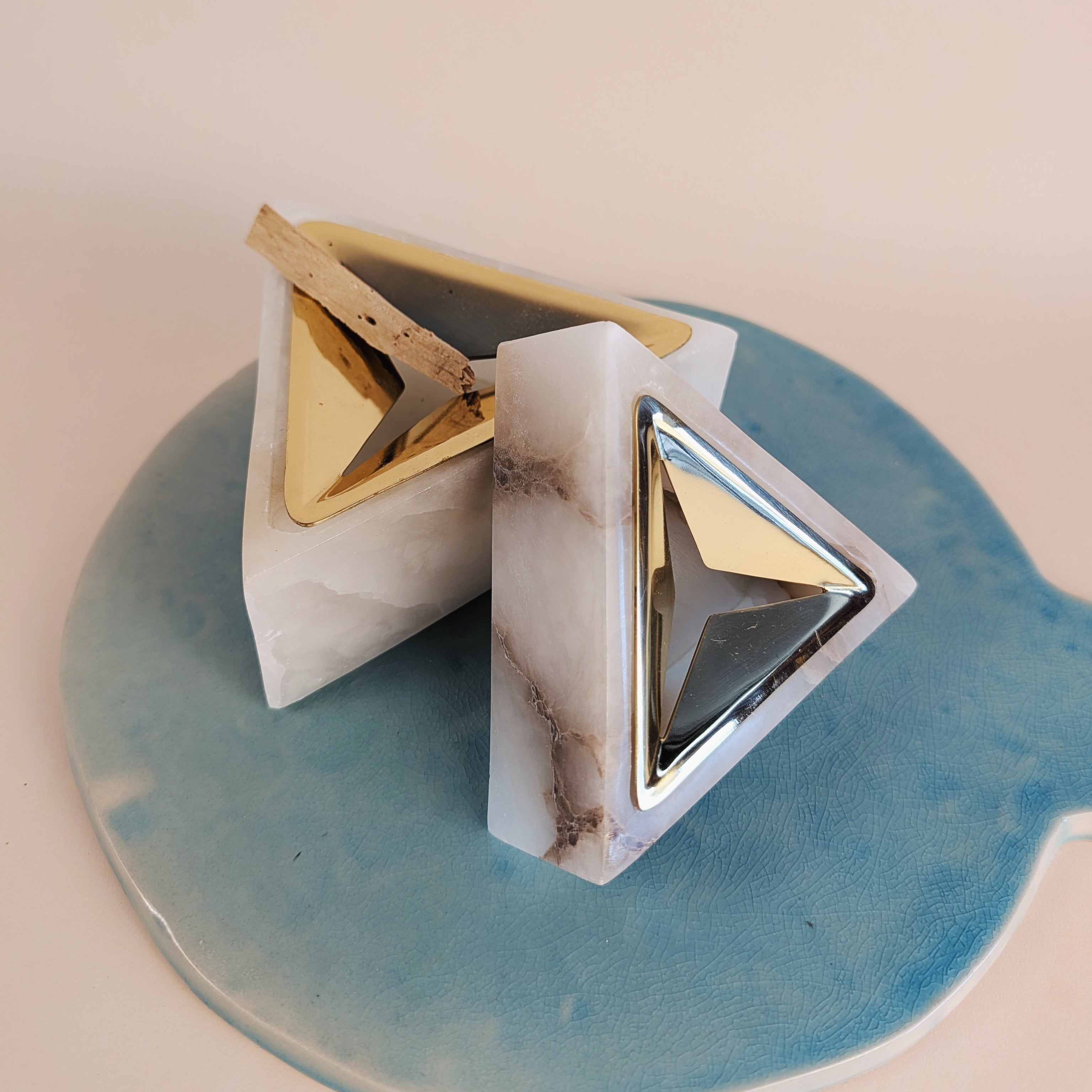 Alabaster Starfall Palo Santo Holders
