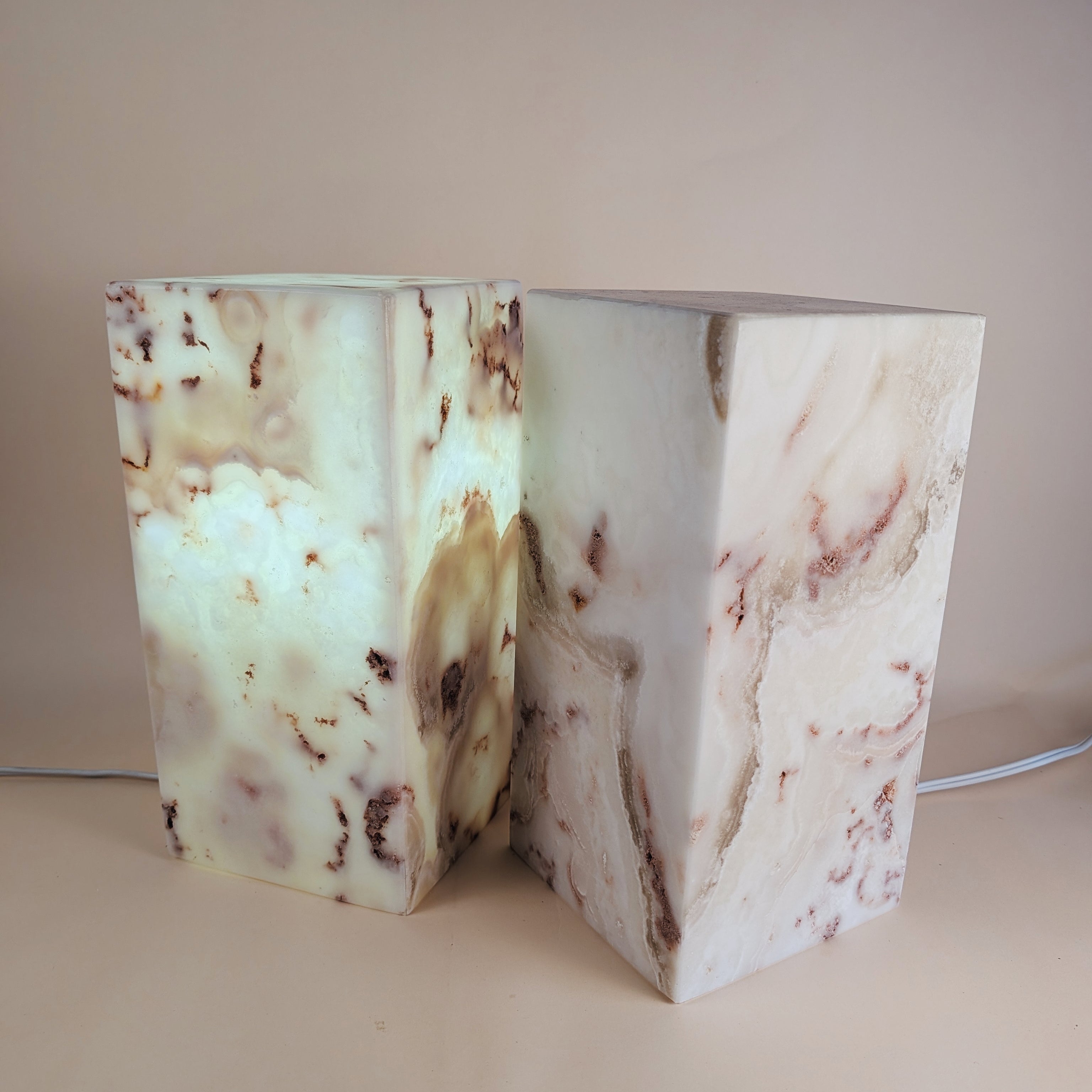 White Onyx Lamps