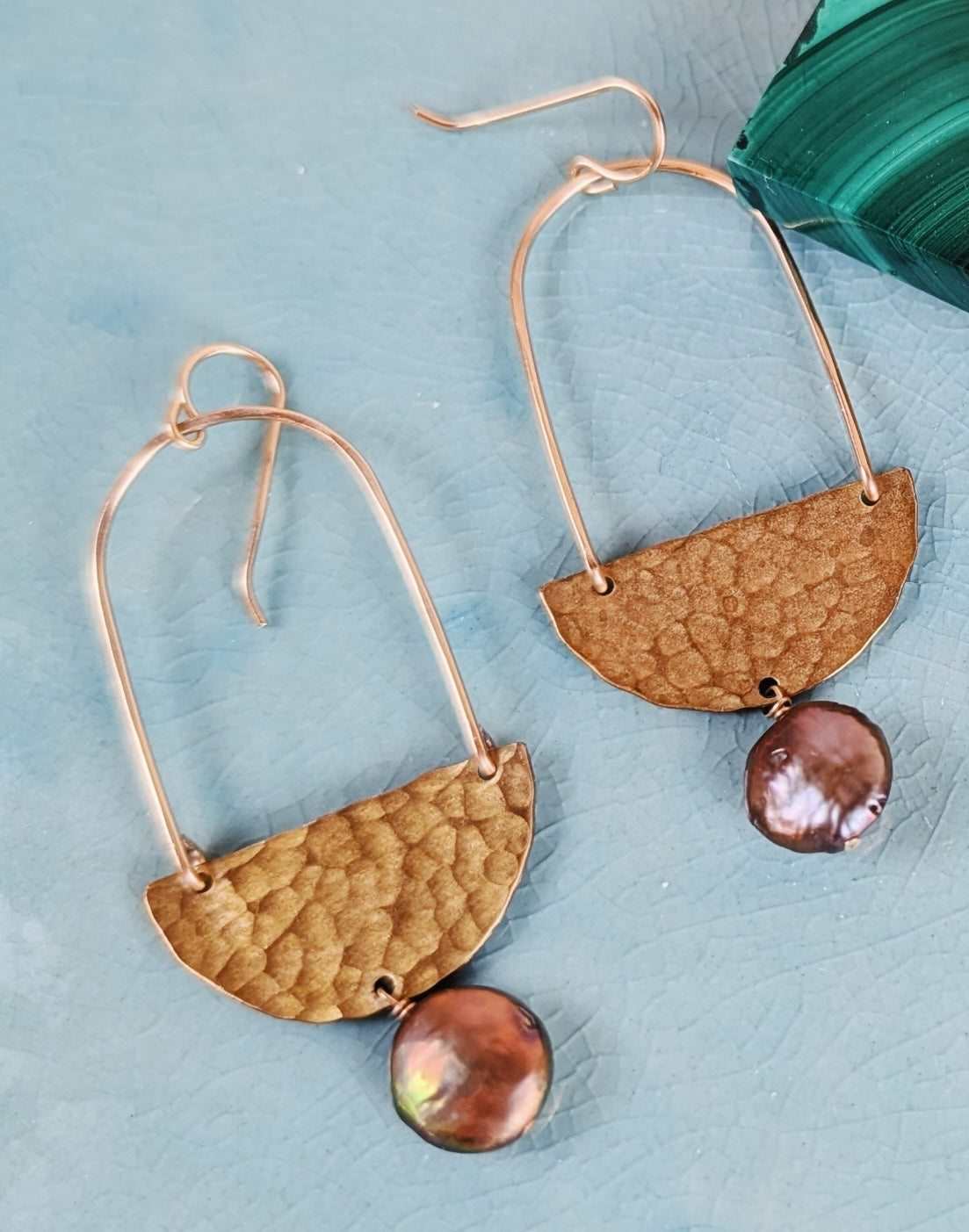 Sea Relic Pearl Earrings | Desert Moon