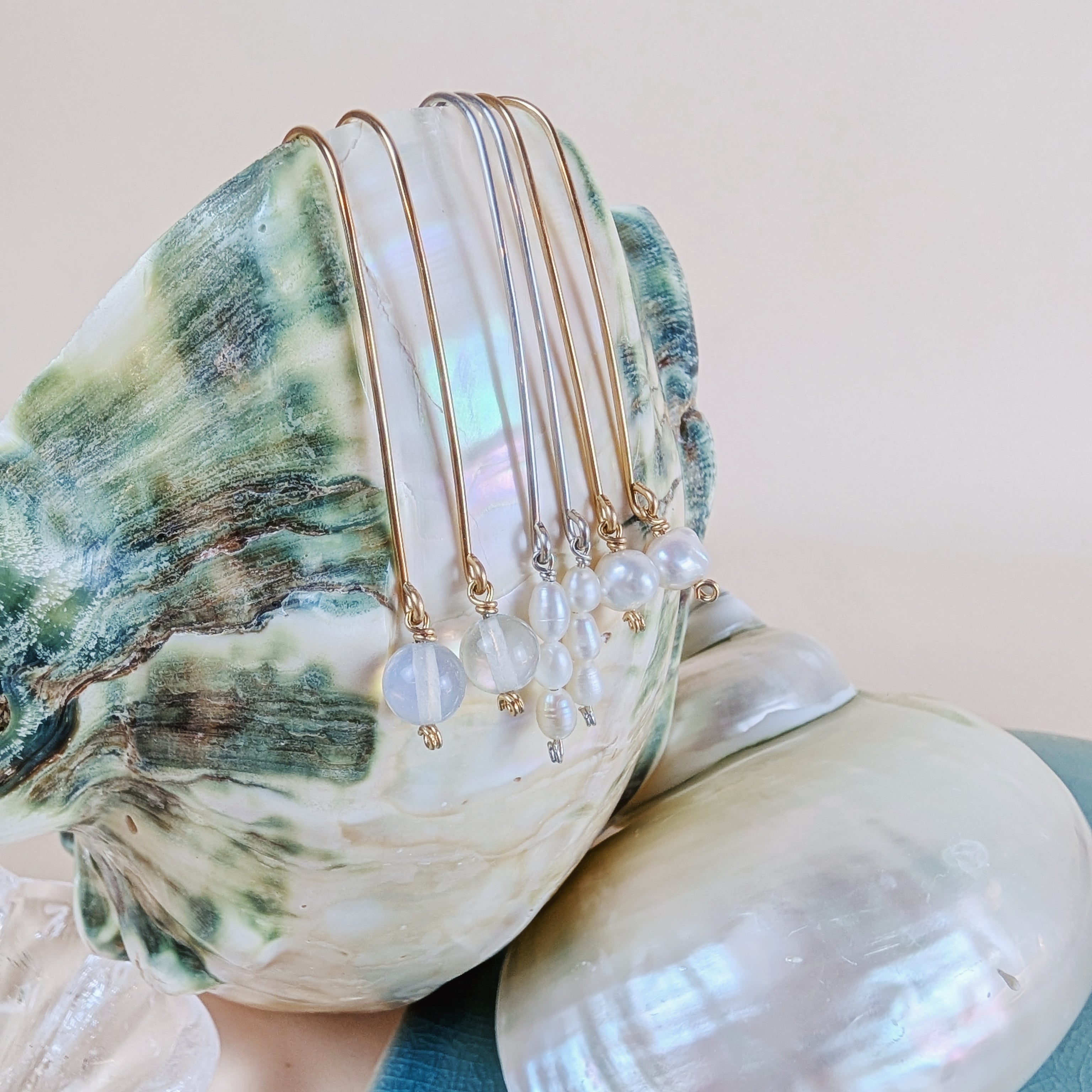 Moon Tide Threader Earrings | Desert Moon