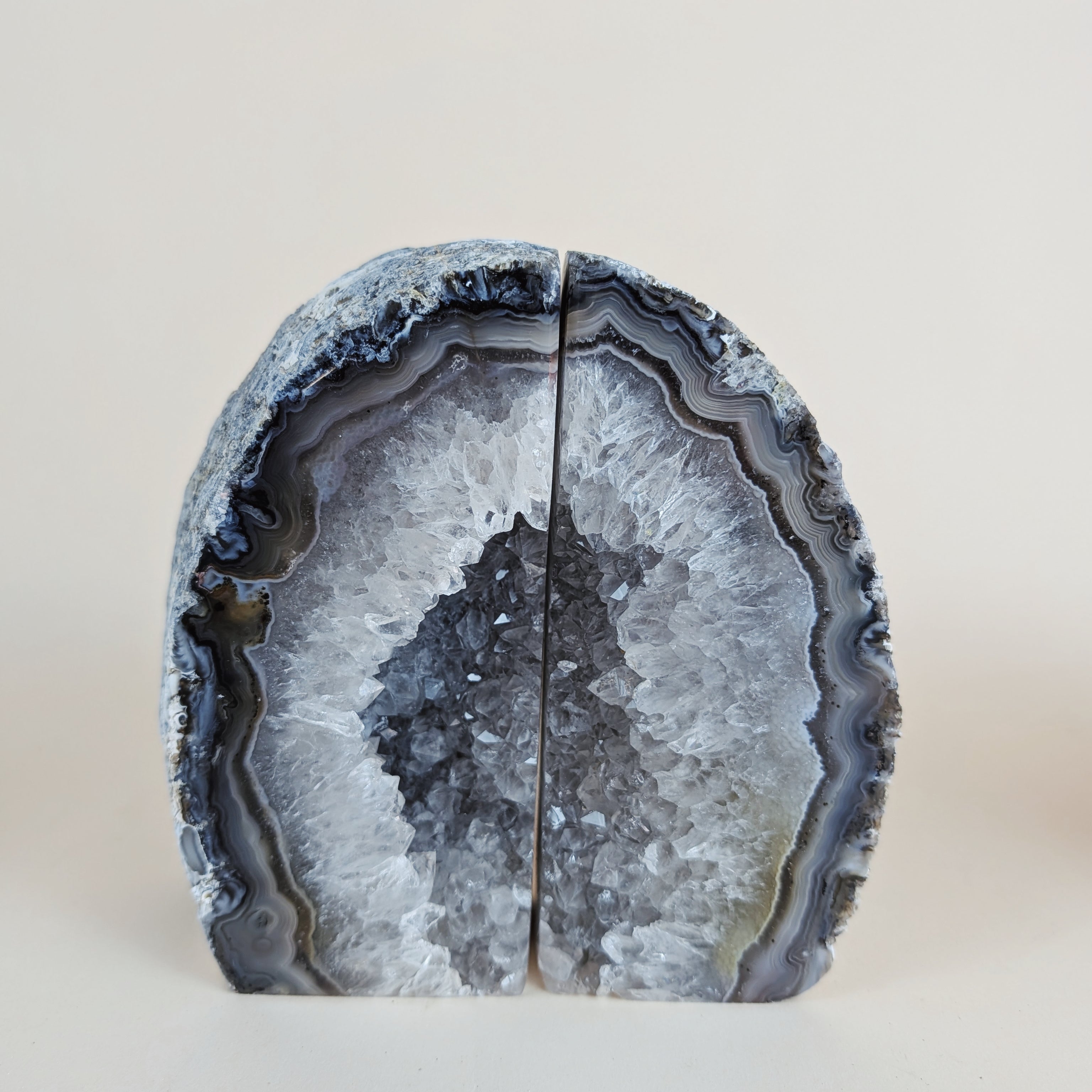 Agate Bookends