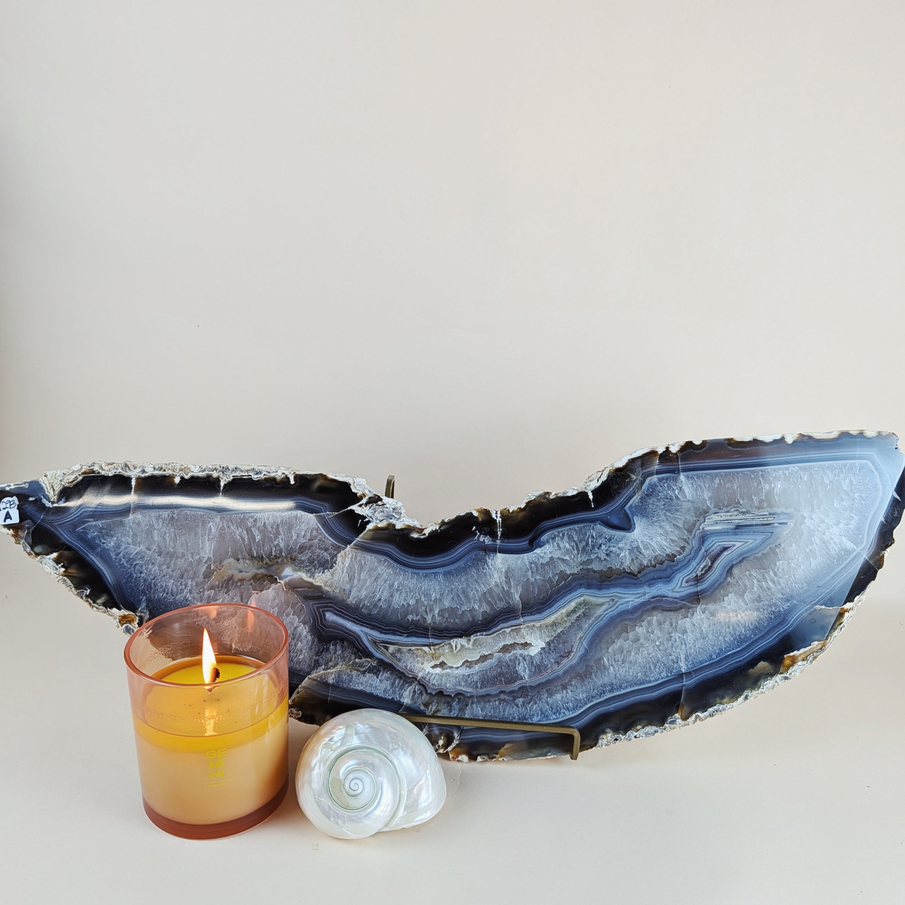 Large Agate Display Tray