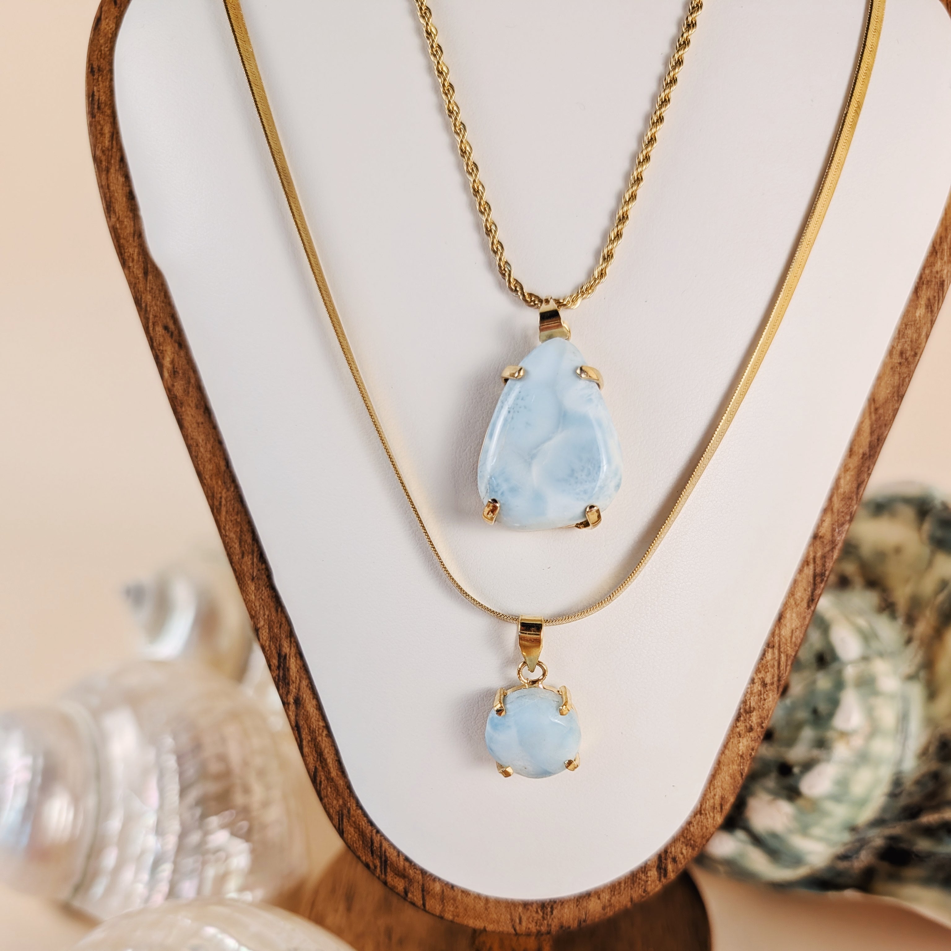 The Margaux Necklace | Larimar