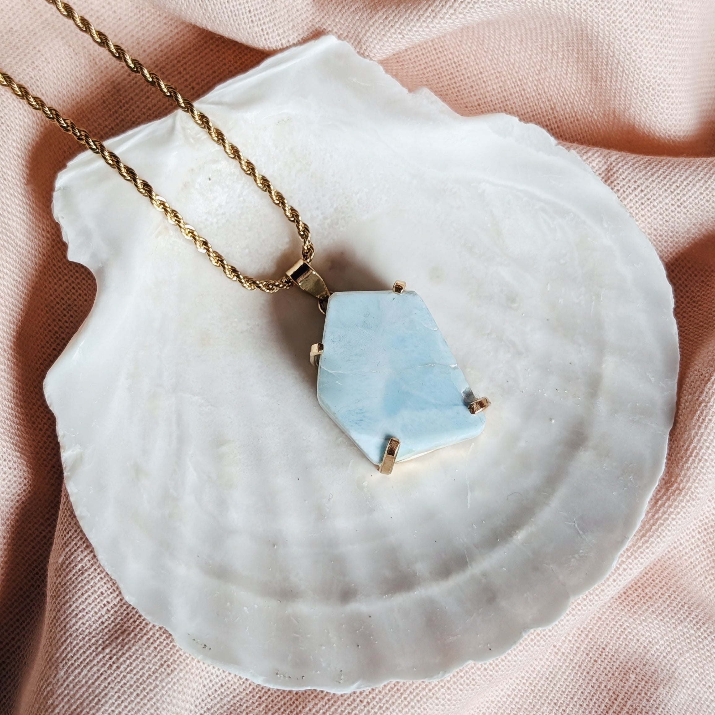 The Margaux Necklace | Larimar