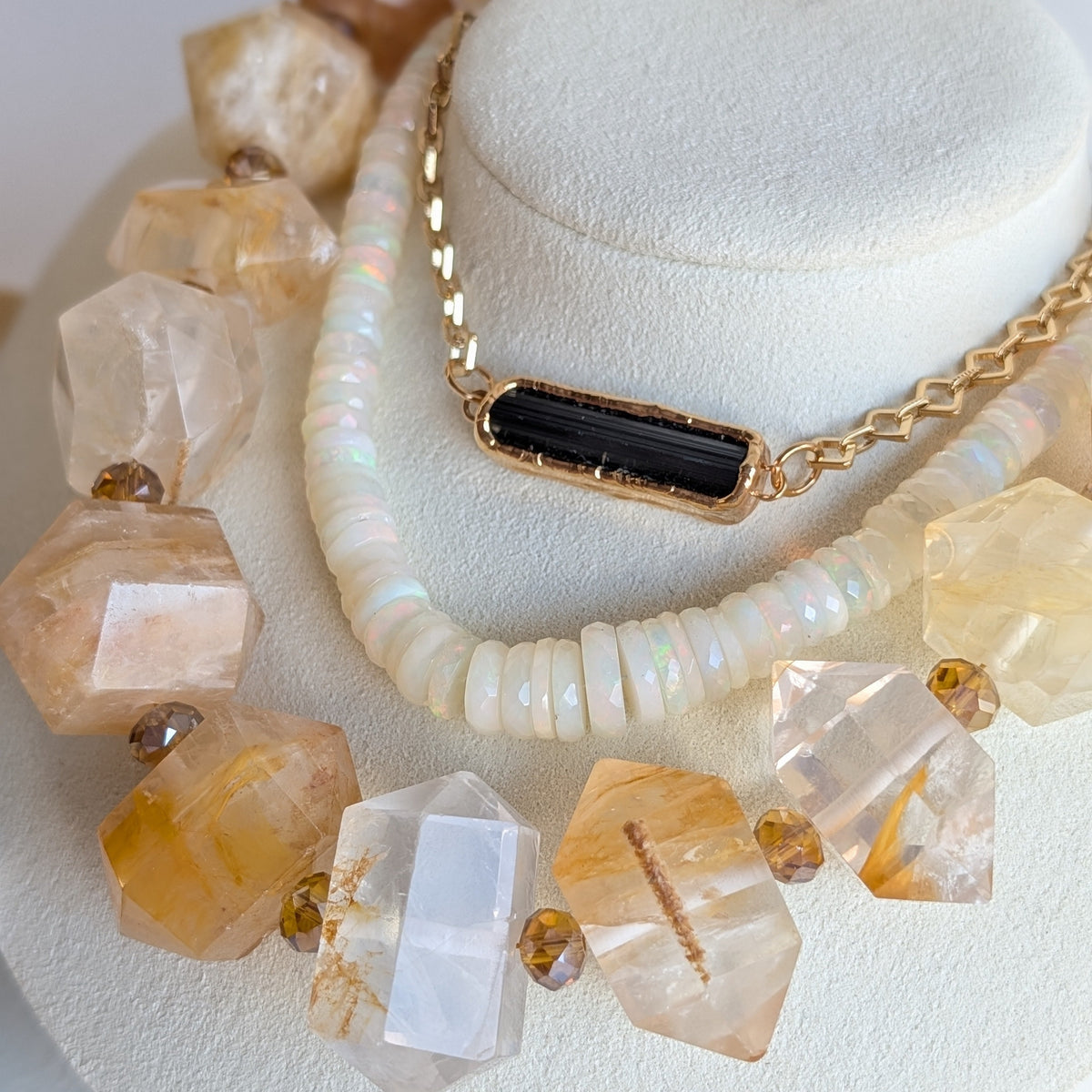 The Seraphina Necklace | Ethiopian Fire Opal