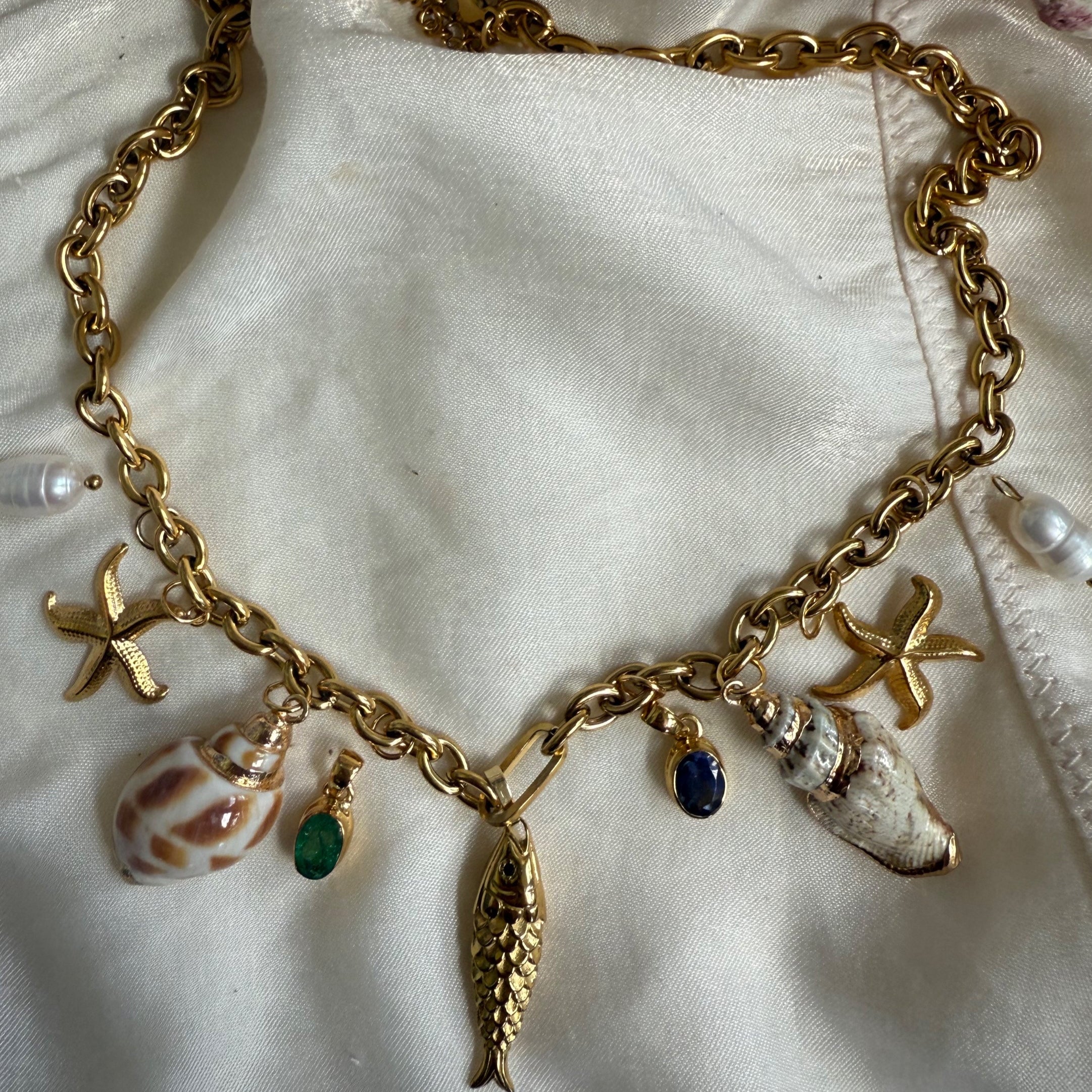 The Truluck Necklace | Freshwater Pearl + Seashell