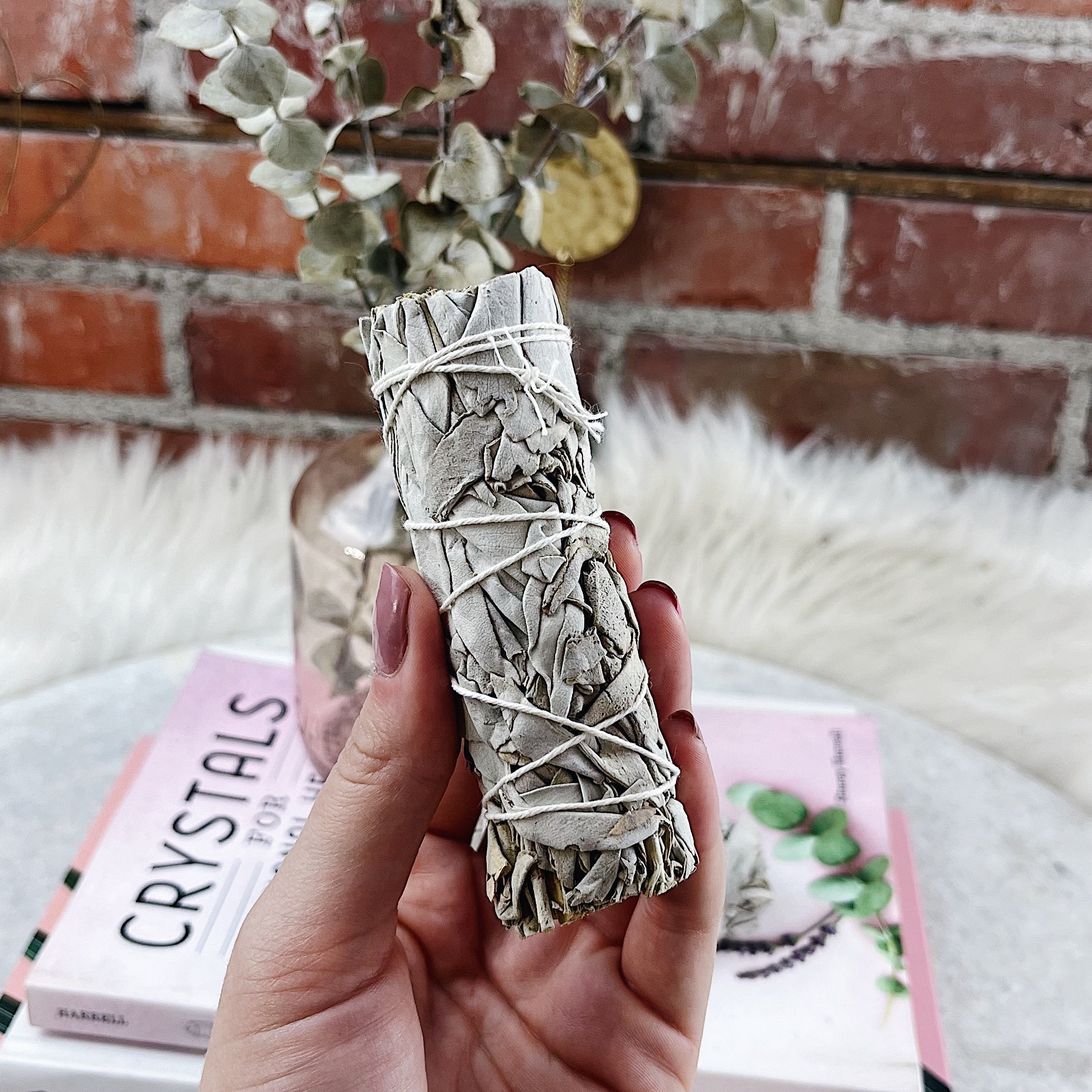 Intuitively Chosen White Organic Sage Bundle Wild Alabaster