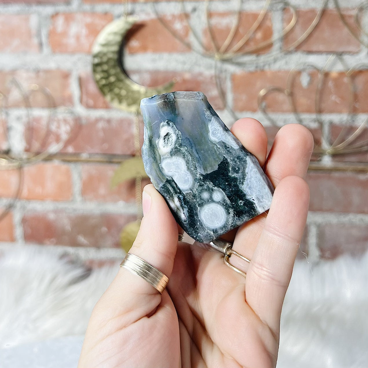Intuitively Chosen Ocean Jasper Slab Wild Alabaster