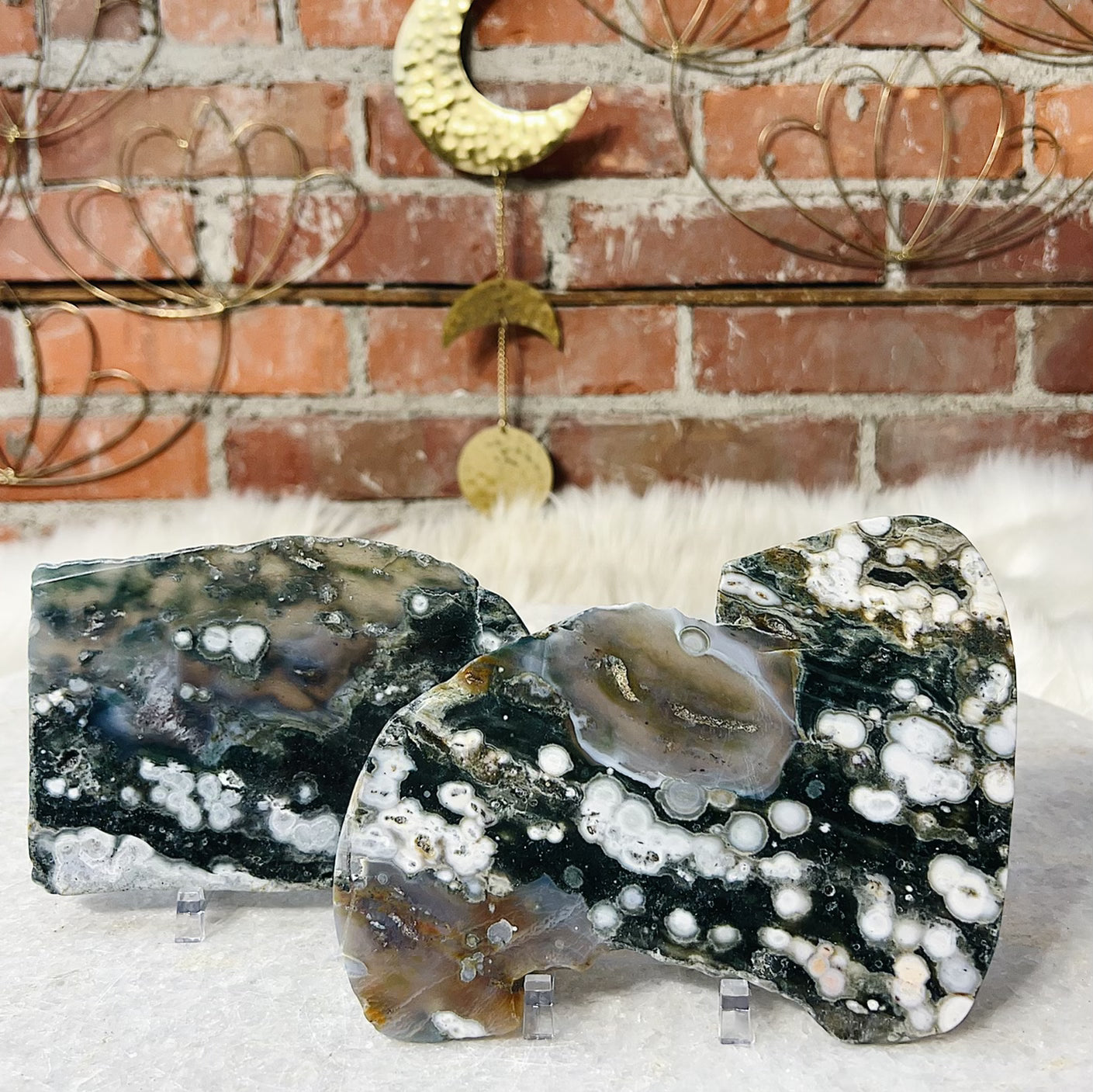 Intuitively Chosen Ocean Jasper Slab Wild Alabaster