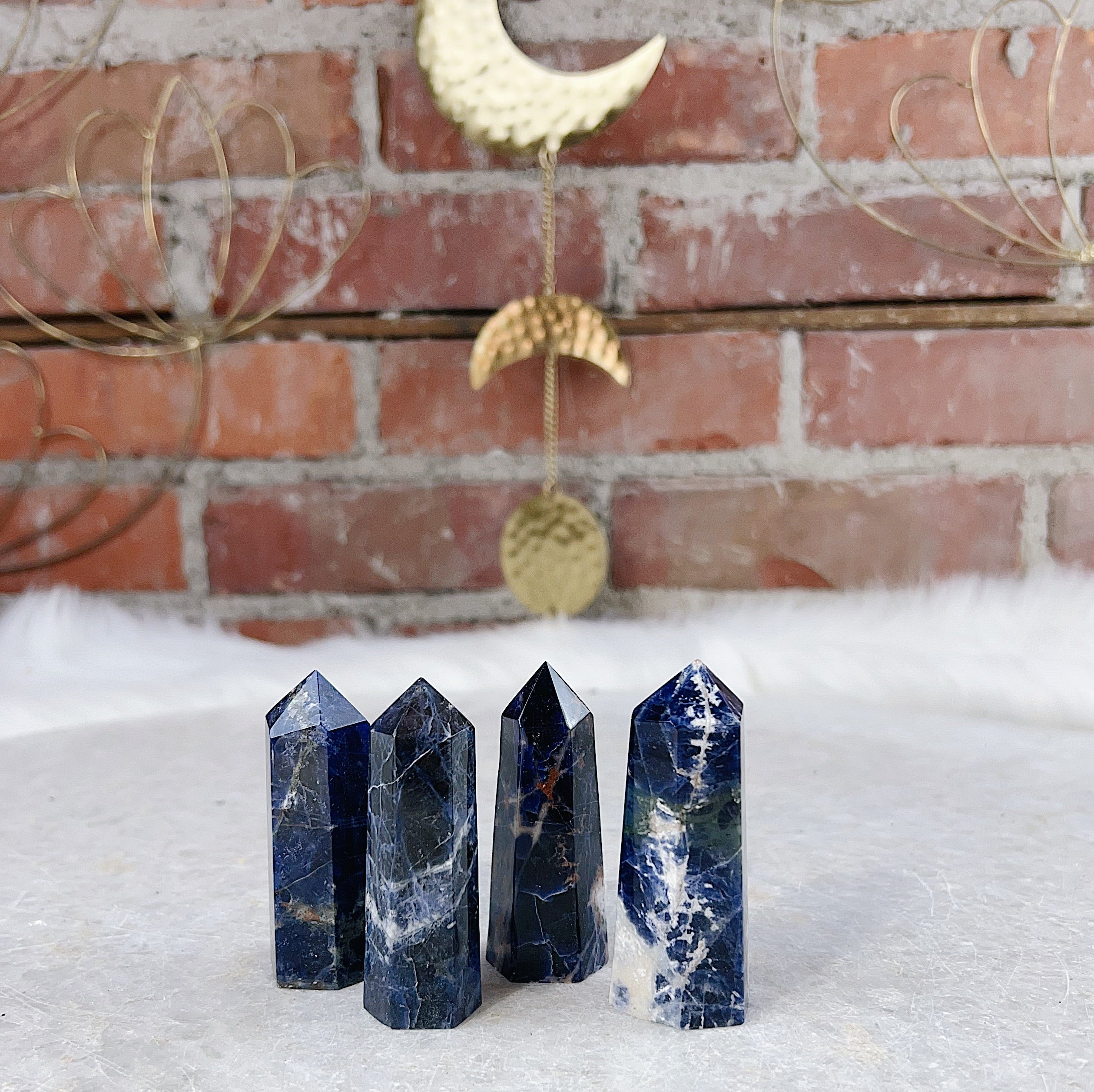 Intuitively Chosen Sodalite Small Tower Wild Alabaster