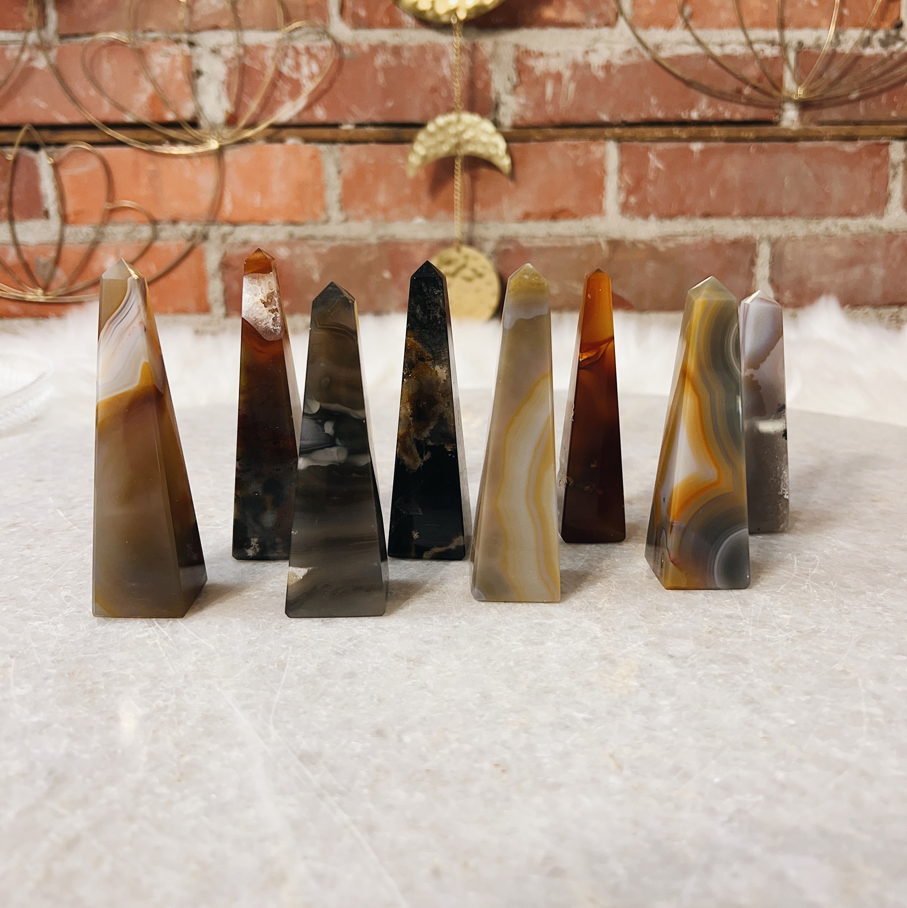 Intuitively Chosen Modern Agate Tower Wild Alabaster