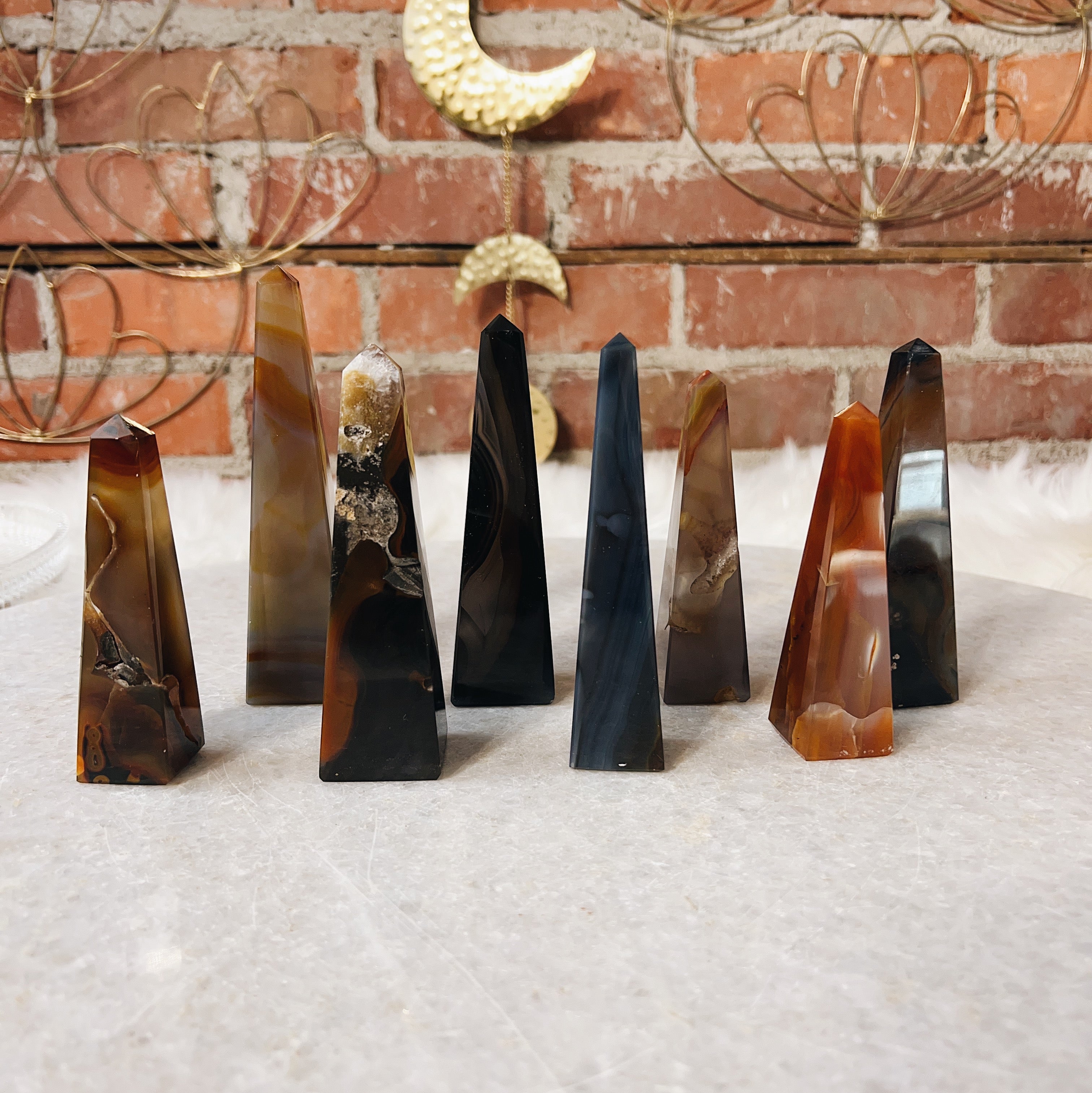 Intuitively Chosen Modern Agate Tower Wild Alabaster