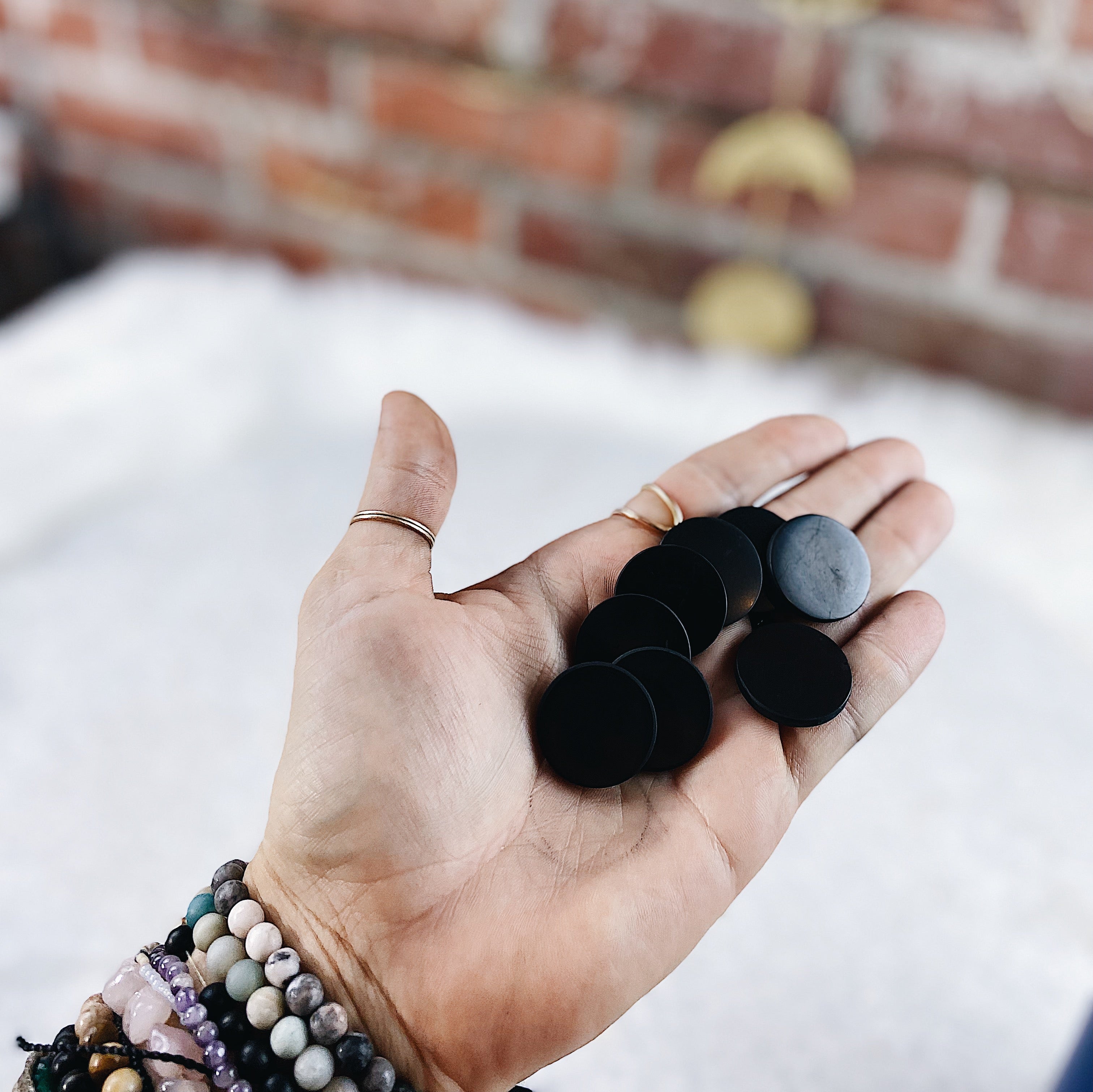 Intuitively Chosen Shungite Cell/Tablet/Desktop Tile Wild Alabaster