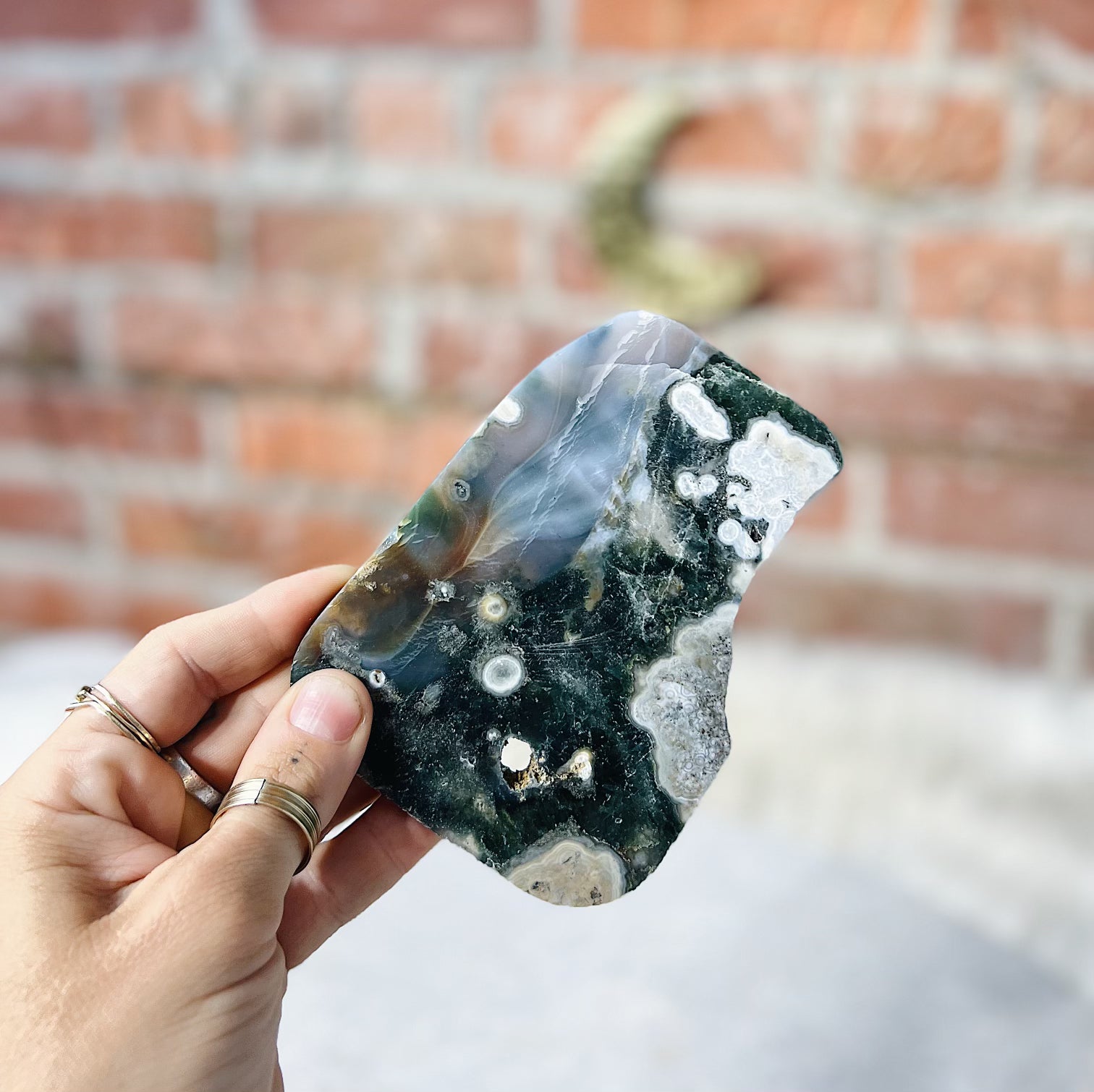 Intuitively Chosen Ocean Jasper Slab Wild Alabaster