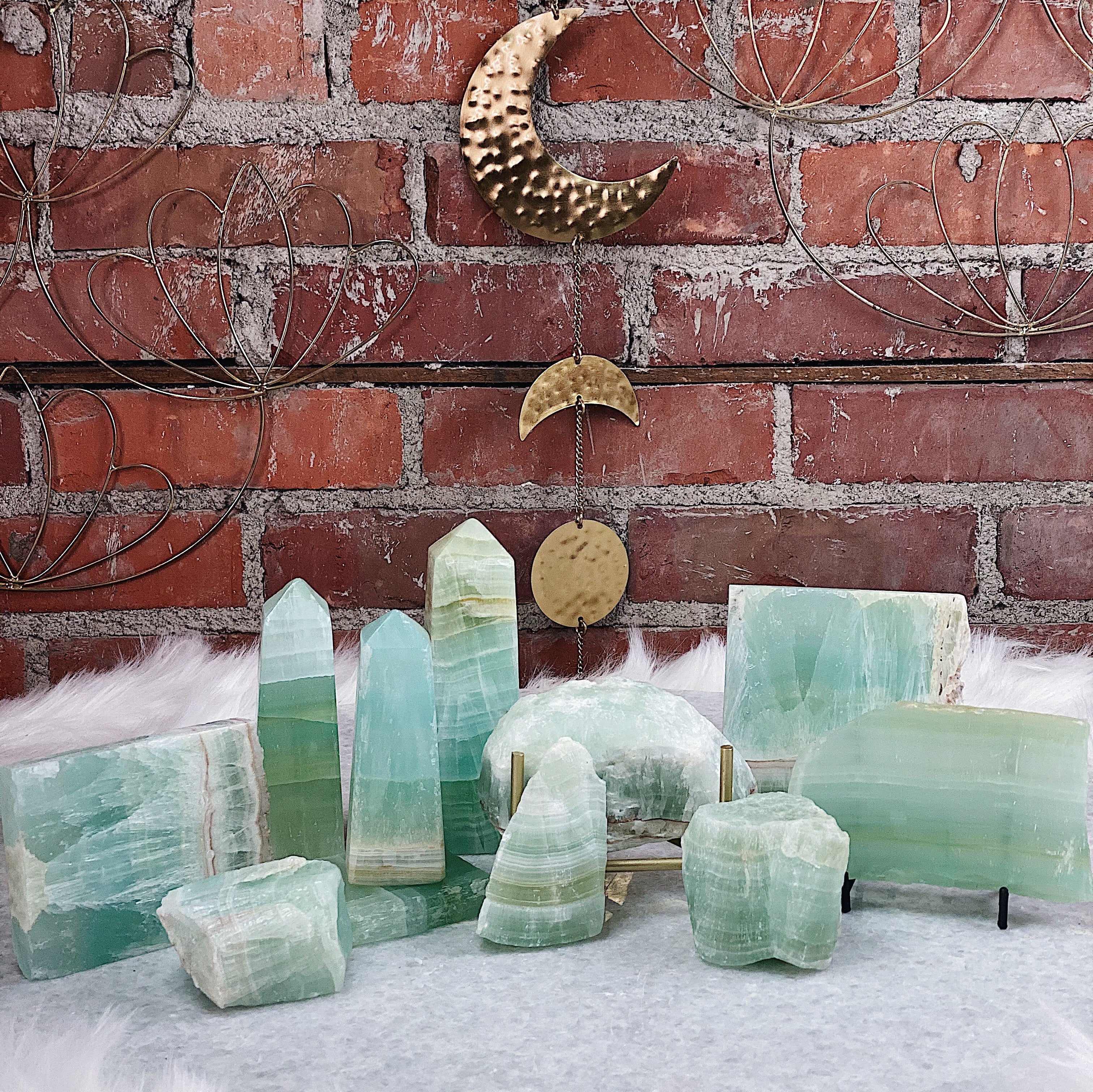 Pistachio Calcite