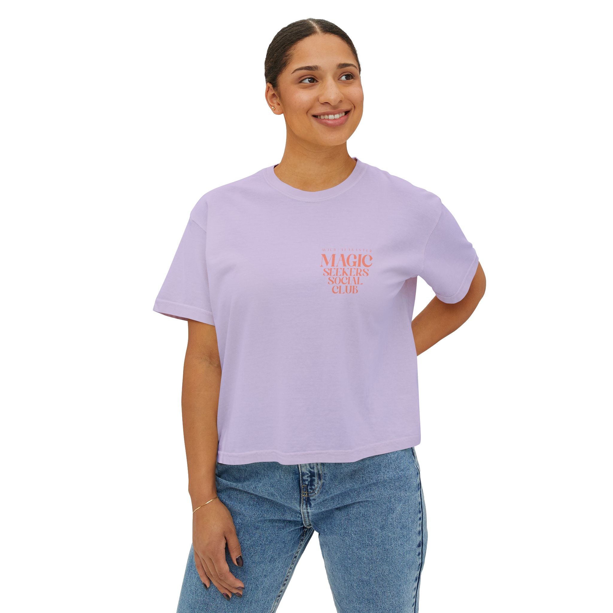 Magic Seekers Social Club Women's Boxy Tee