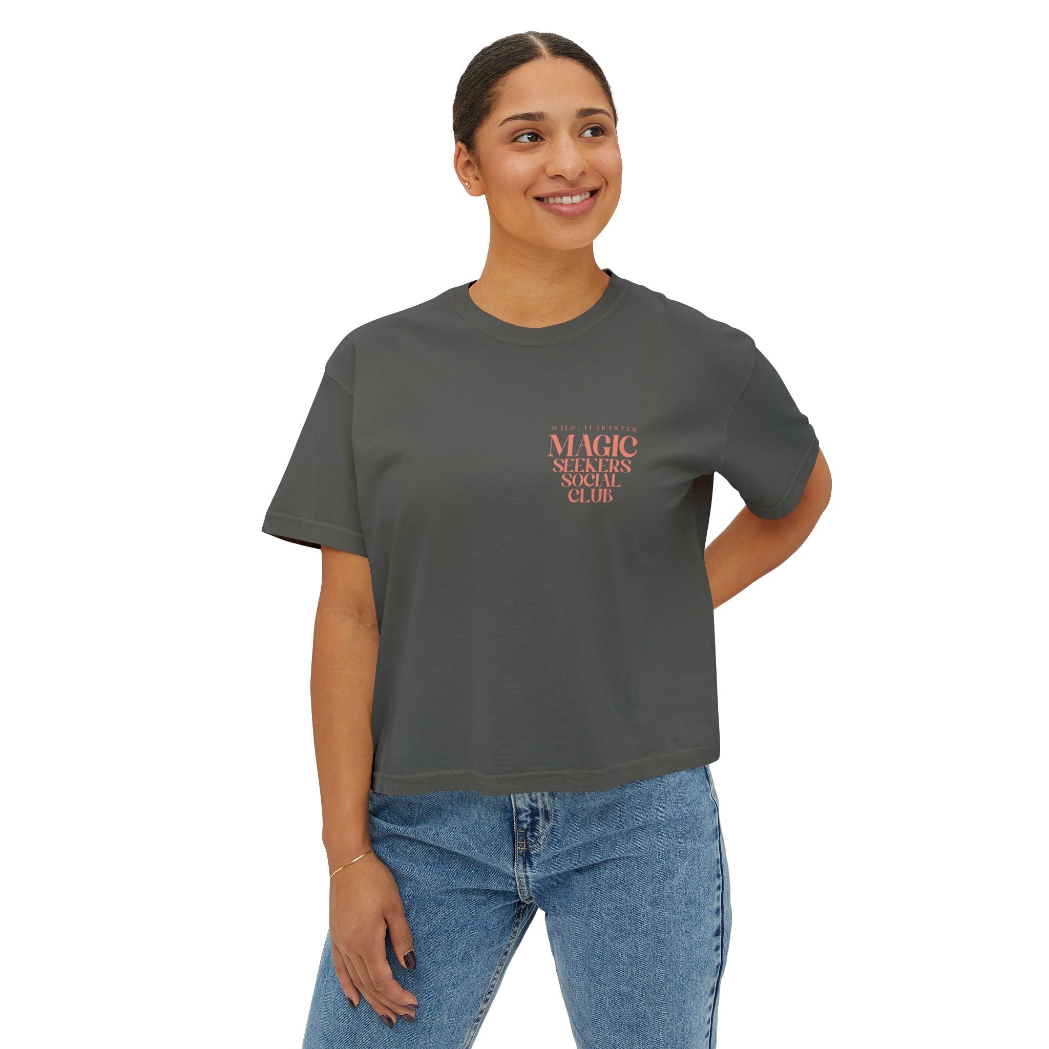 Magic Seekers Social Club Women's Boxy Tee
