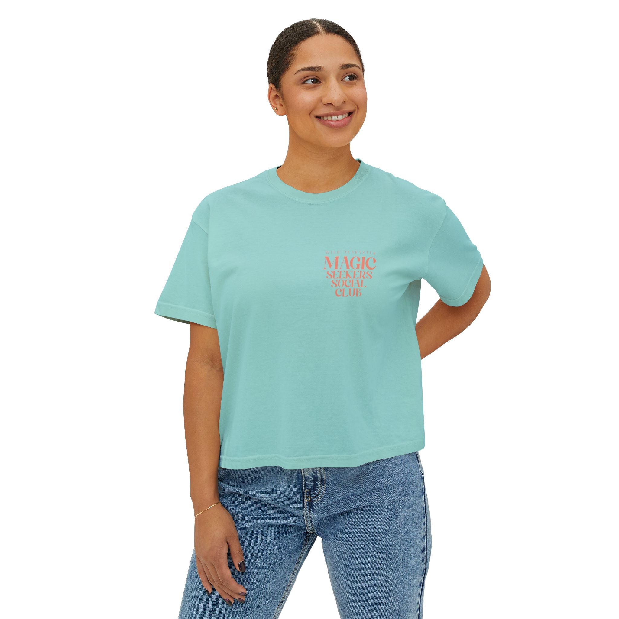 Magic Seekers Social Club Women's Boxy Tee
