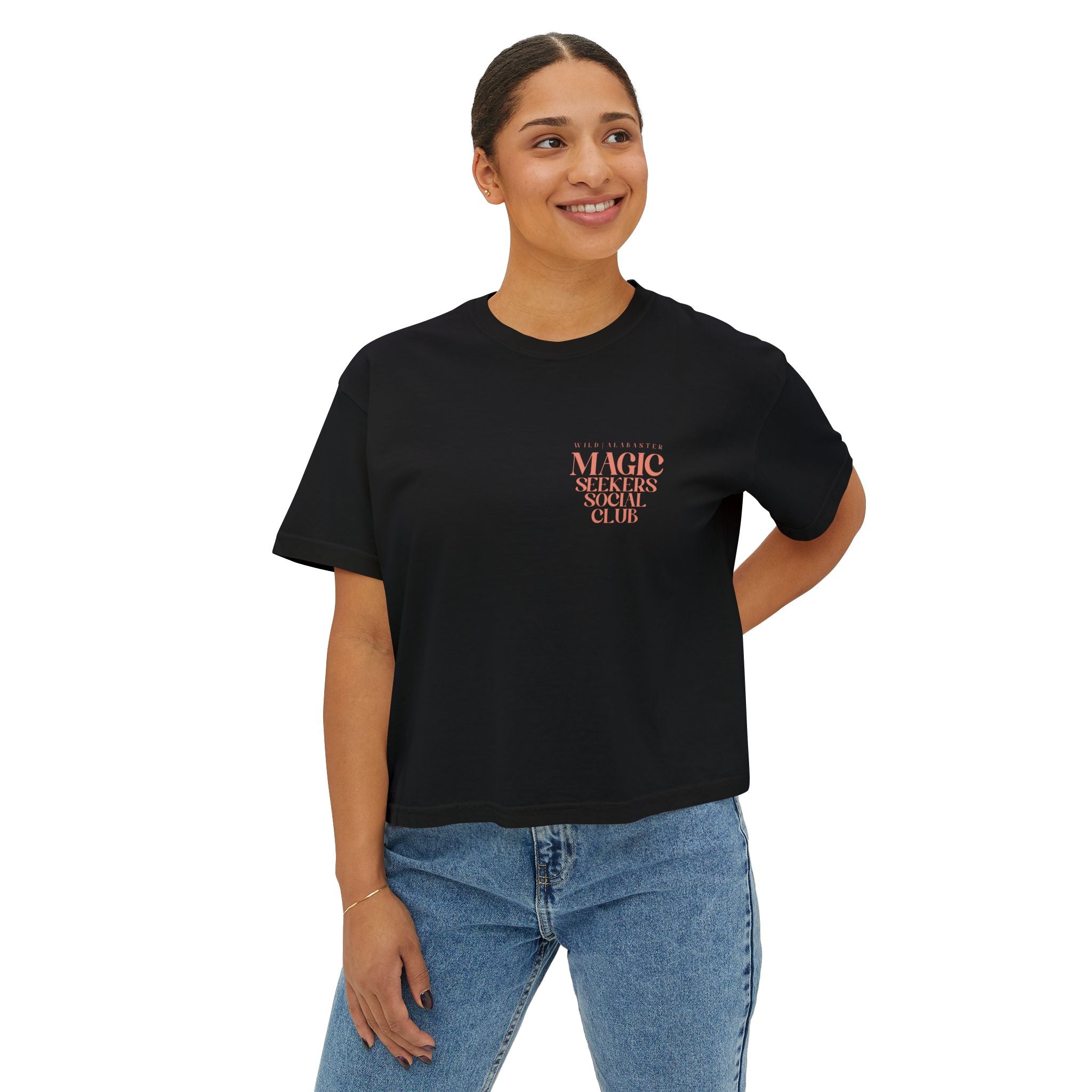Magic Seekers Social Club Women's Boxy Tee
