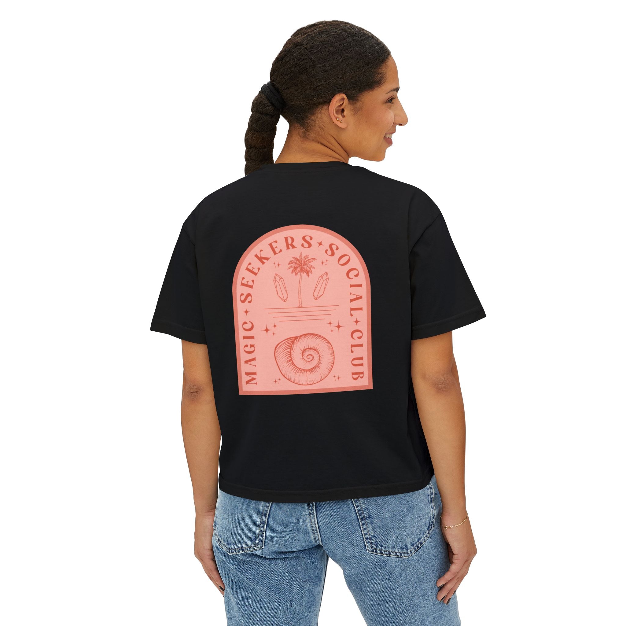 Magic Seekers Social Club Women's Boxy Tee
