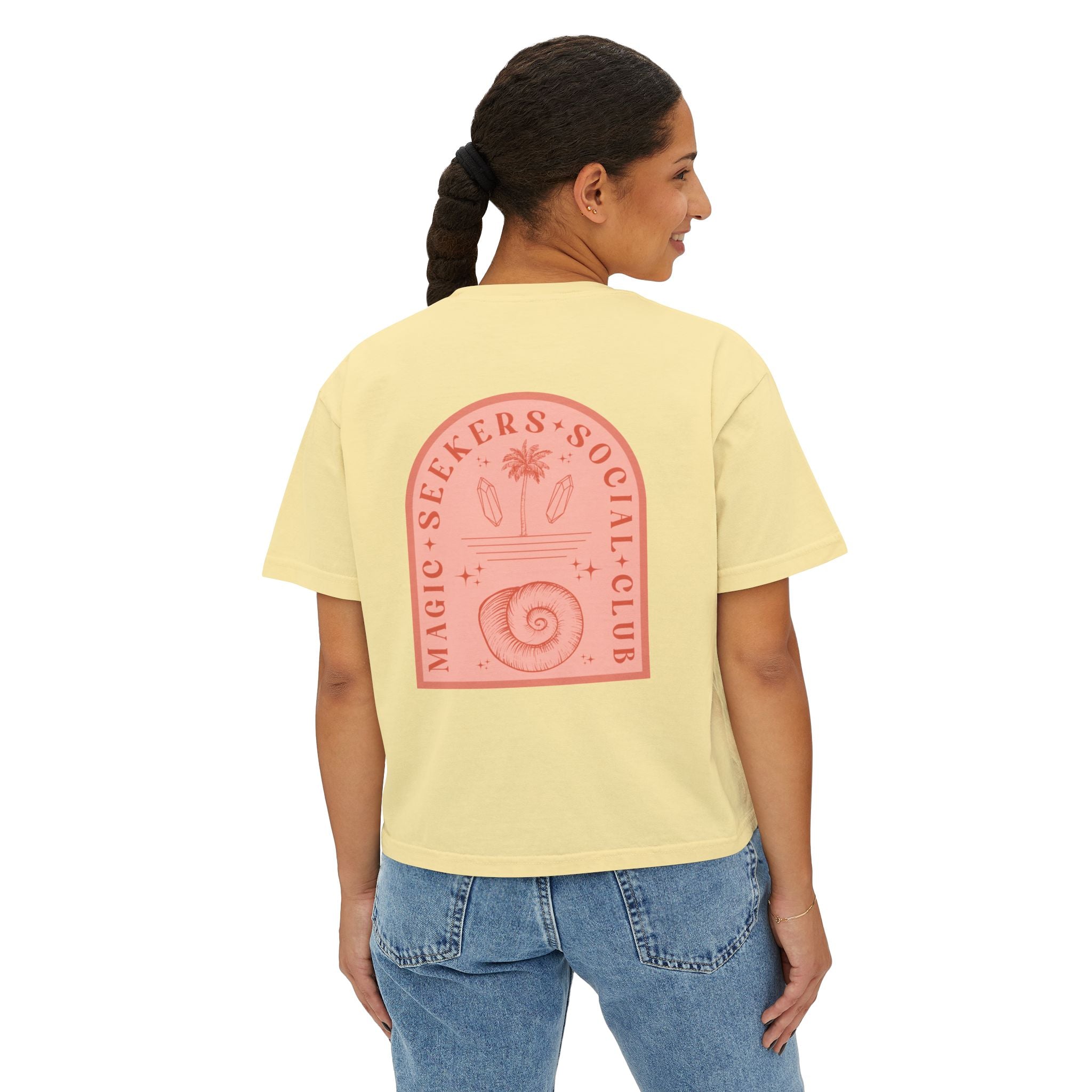 Magic Seekers Social Club Women's Boxy Tee