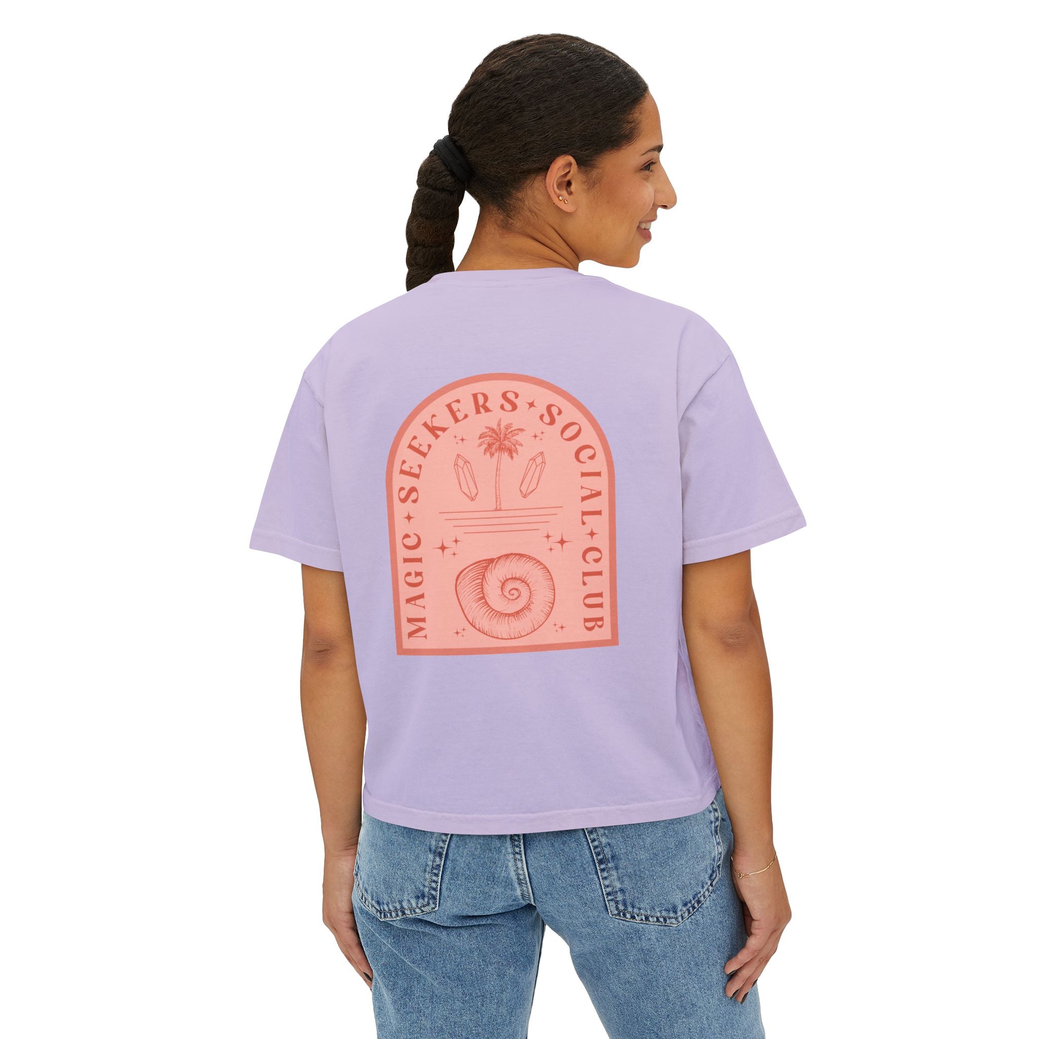 Magic Seekers Social Club Women's Boxy Tee