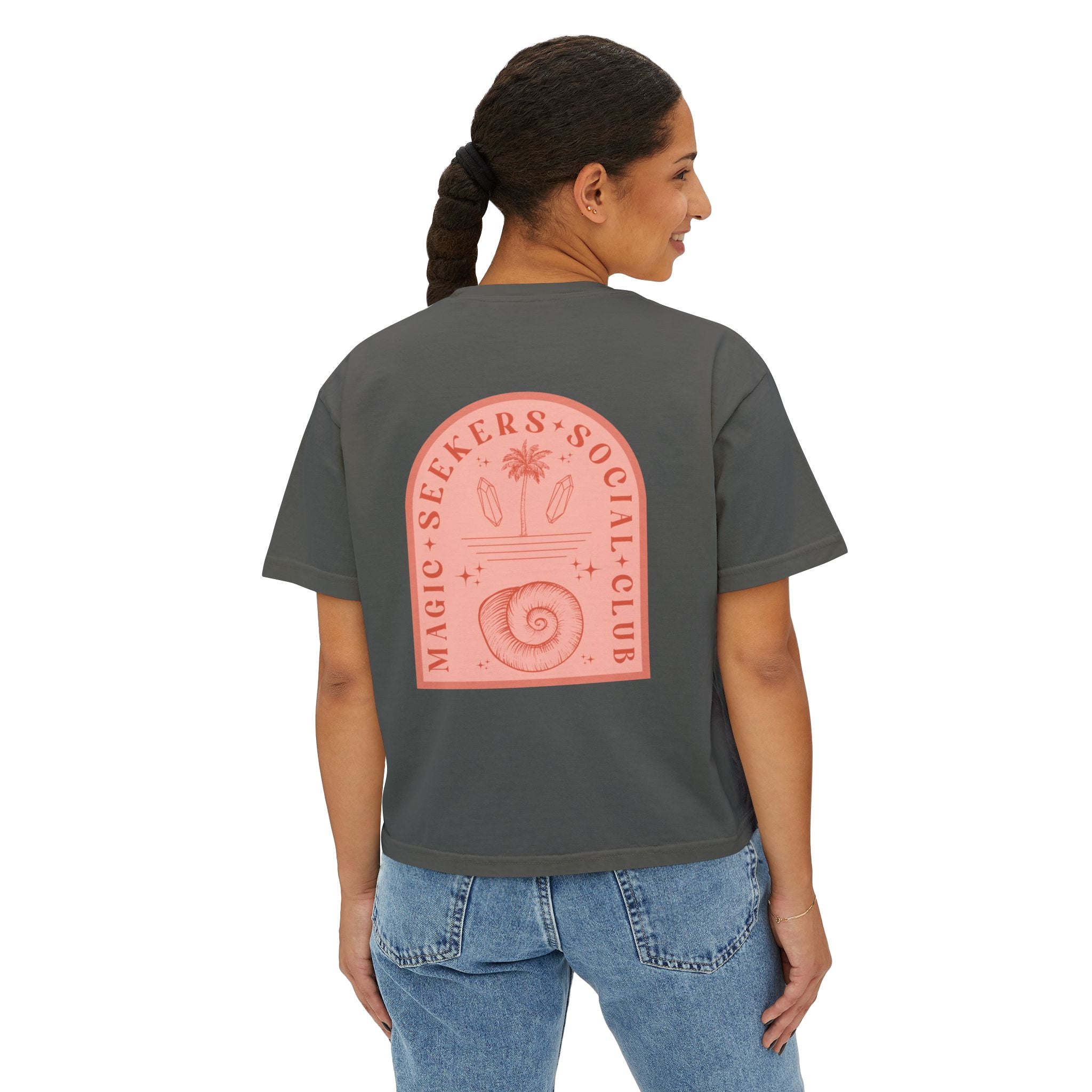 Magic Seekers Social Club Women's Boxy Tee
