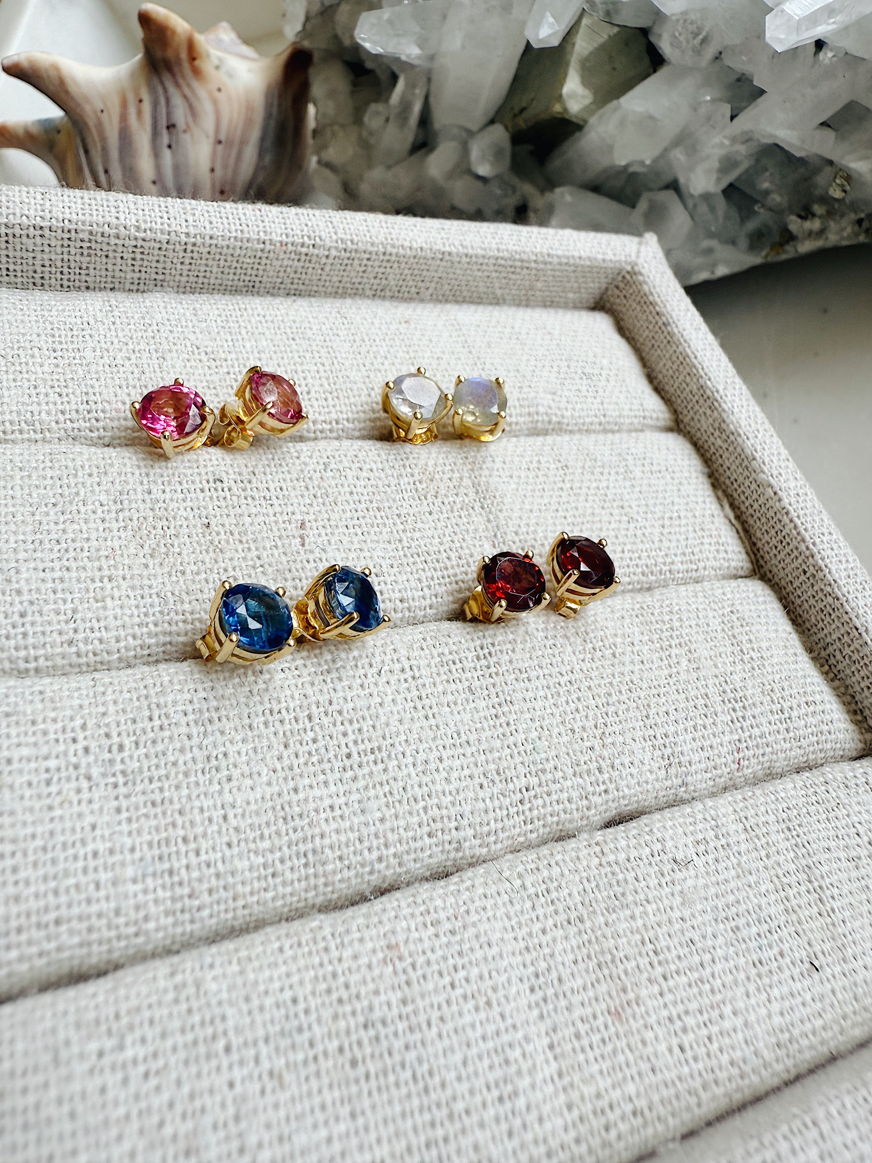 Crystal Stud Earrings
