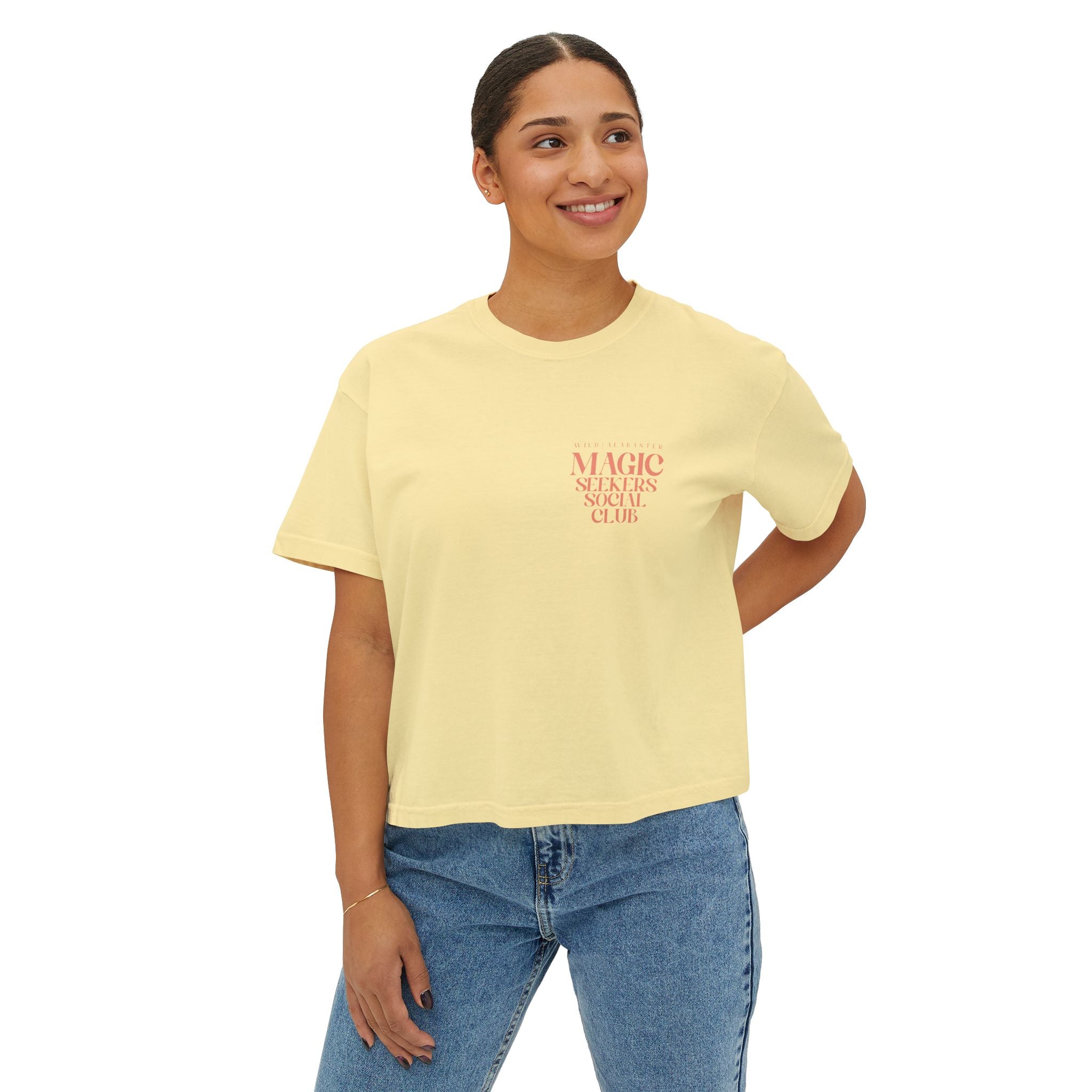 Magic Seekers Social Club Women's Boxy Tee