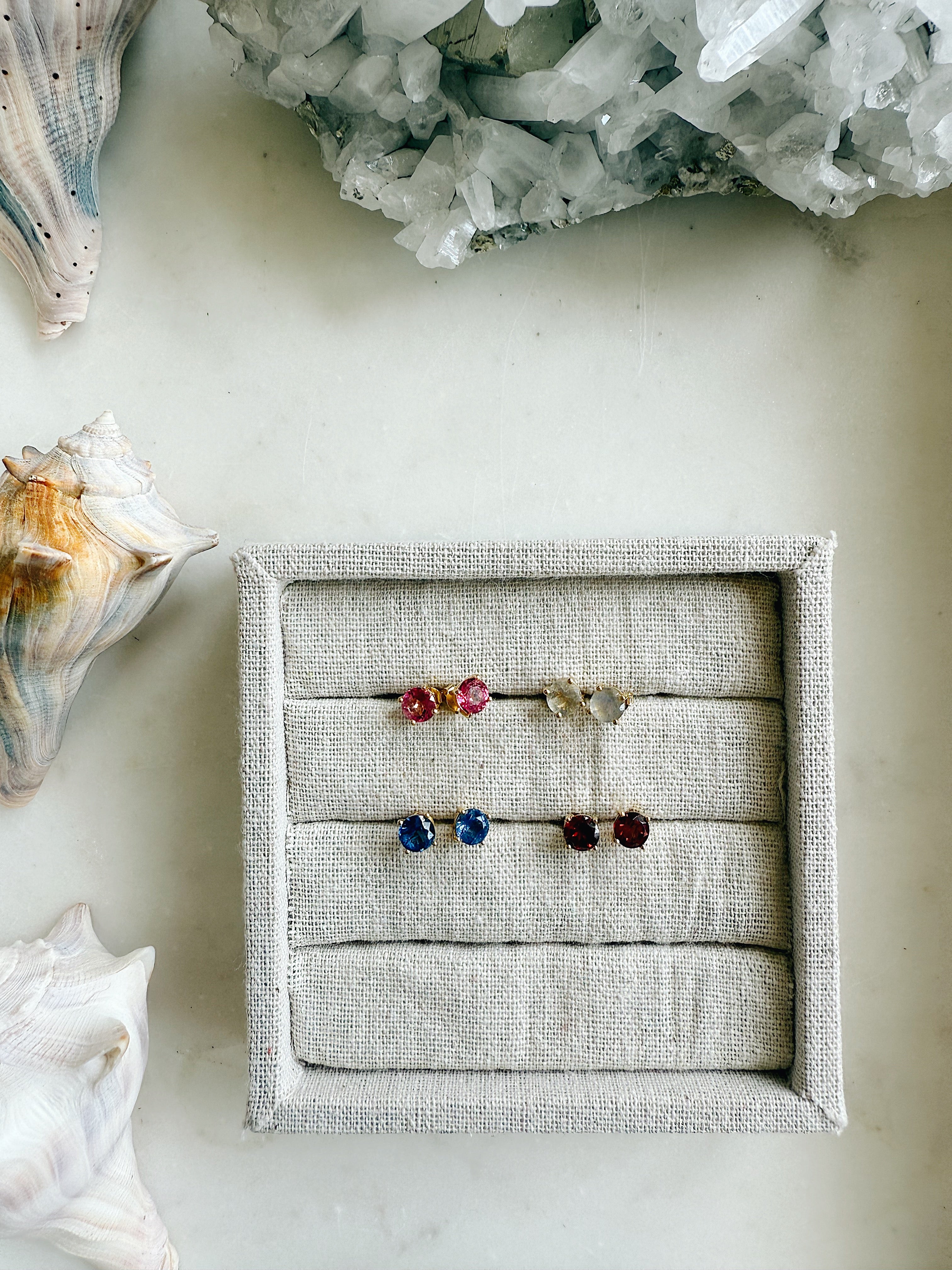 Crystal Stud Earrings