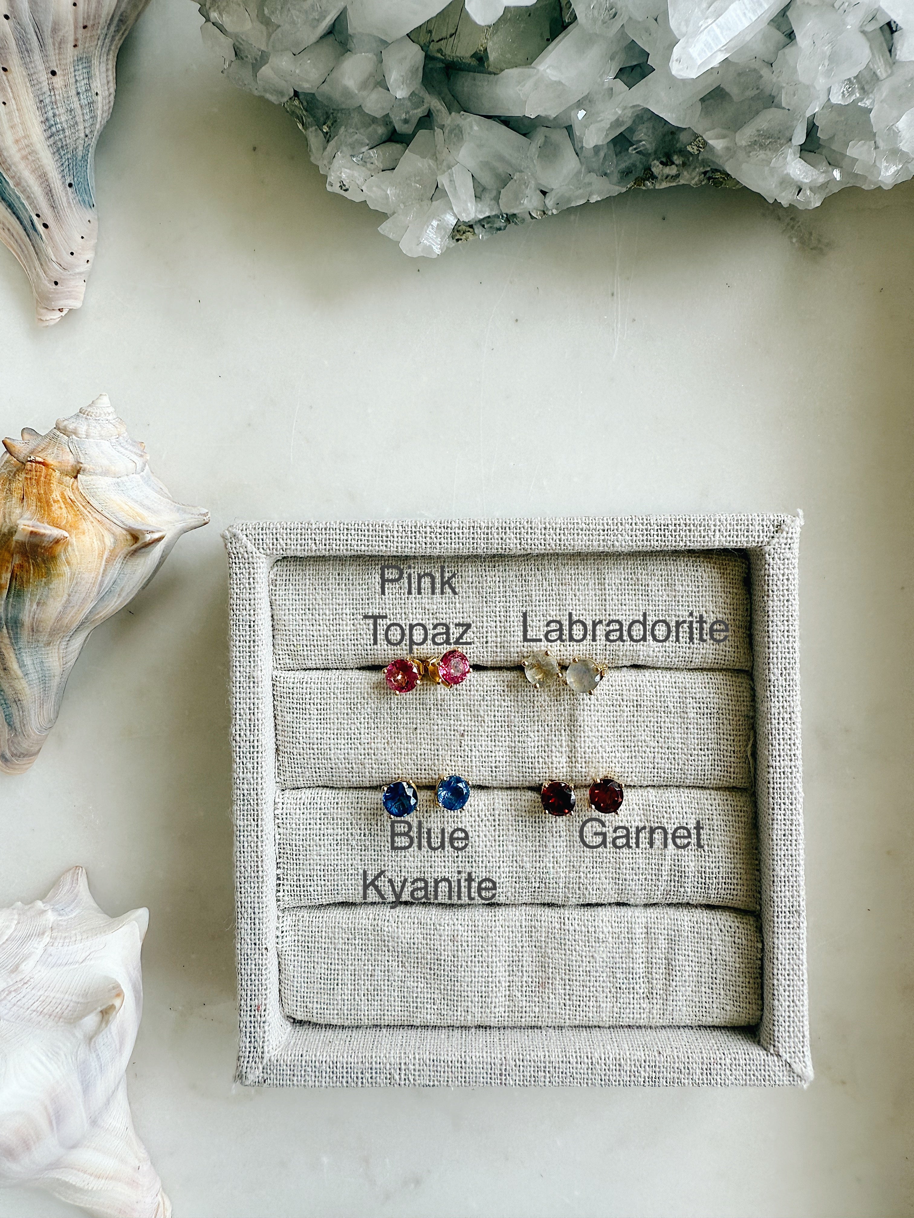 Crystal Stud Earrings