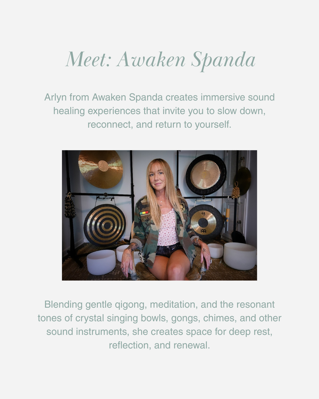 New Moon Sound Bath Ceremony with Arlyn of Awaken Spanda