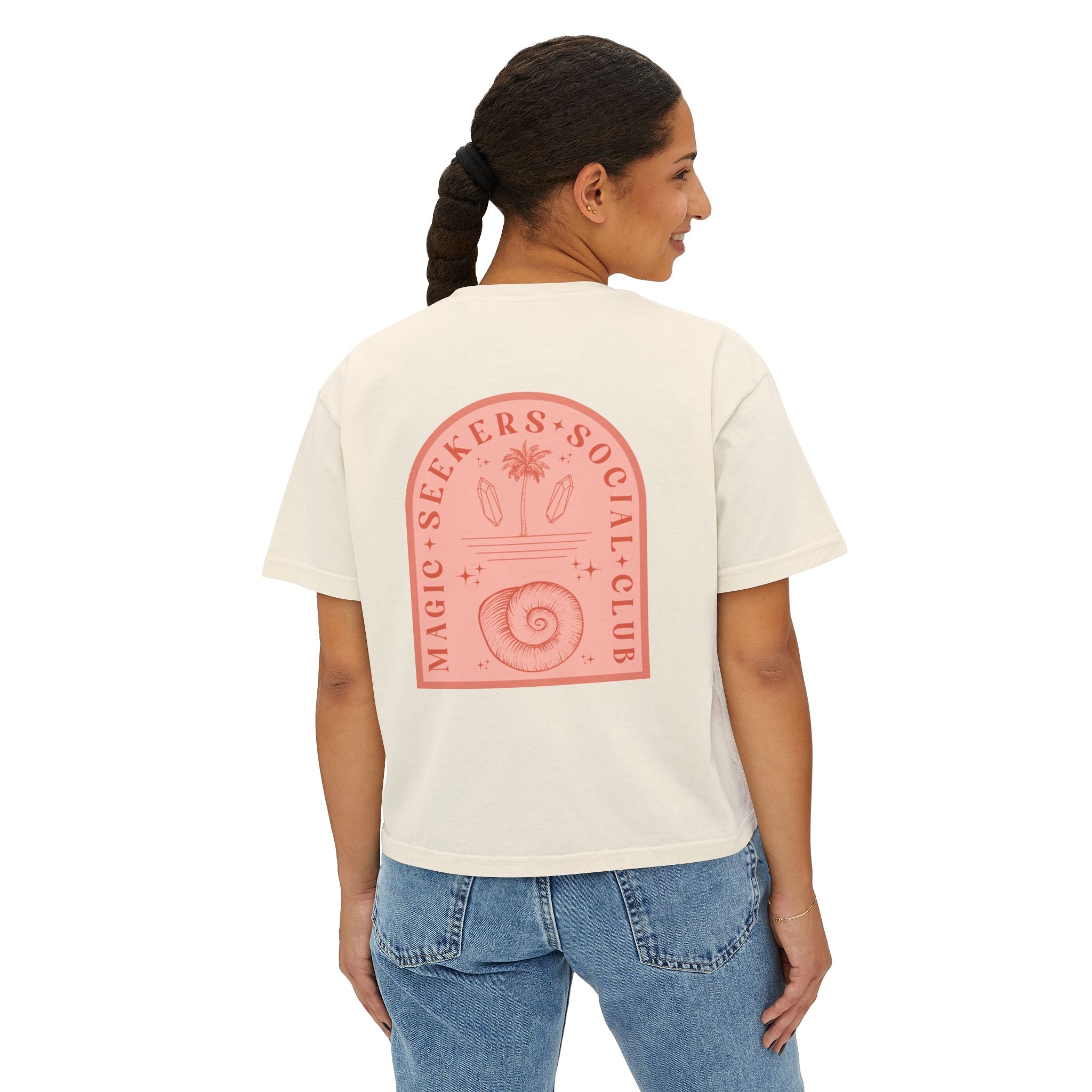 Magic Seekers Social Club Women's Boxy Tee