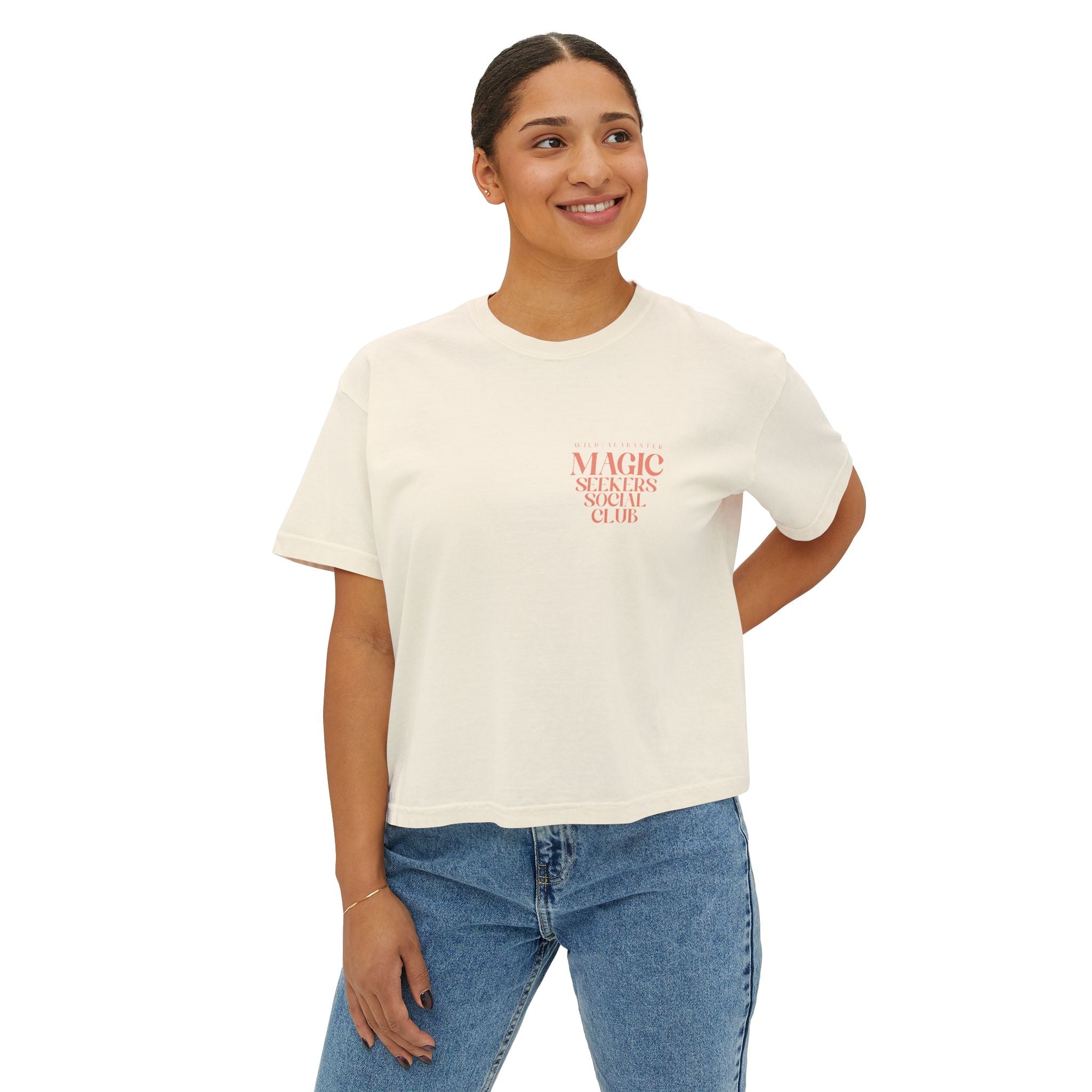 Magic Seekers Social Club Women's Boxy Tee