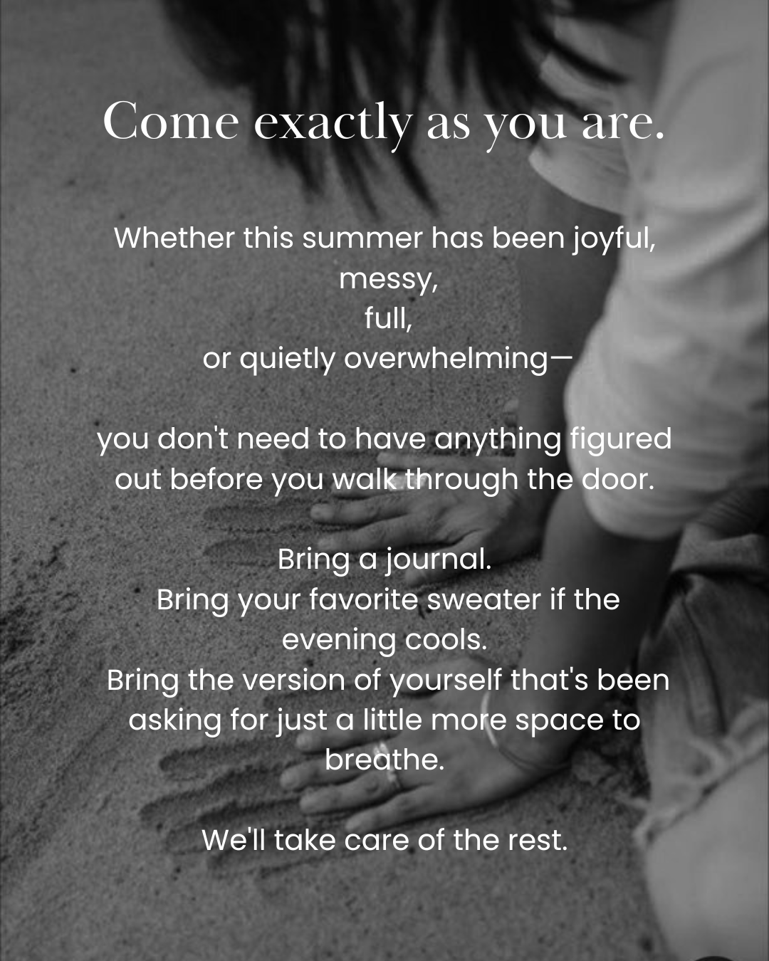 Before Summer Slips Away | Somatic Workshop