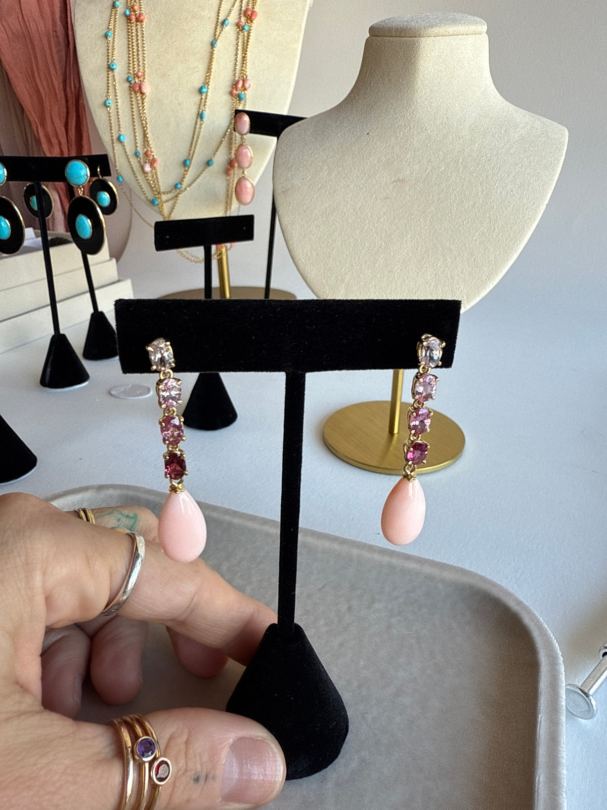 Coral + Tourmaline