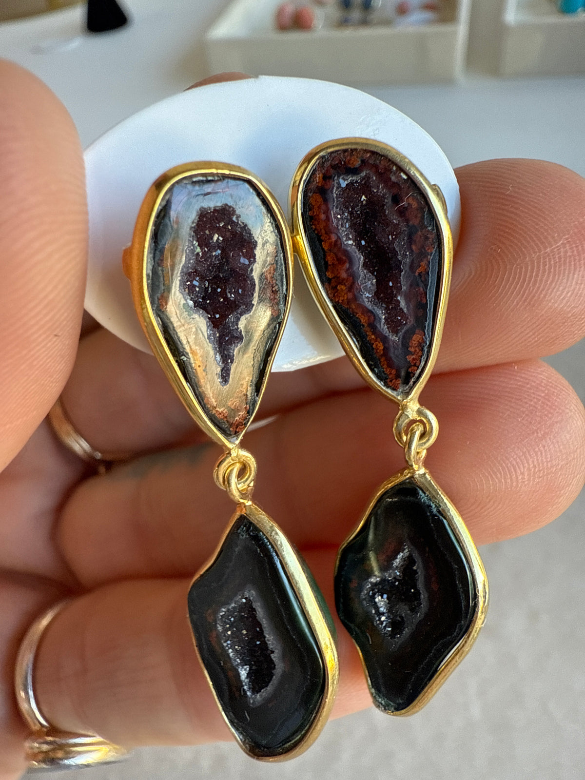 Druzy Agate Drops 001